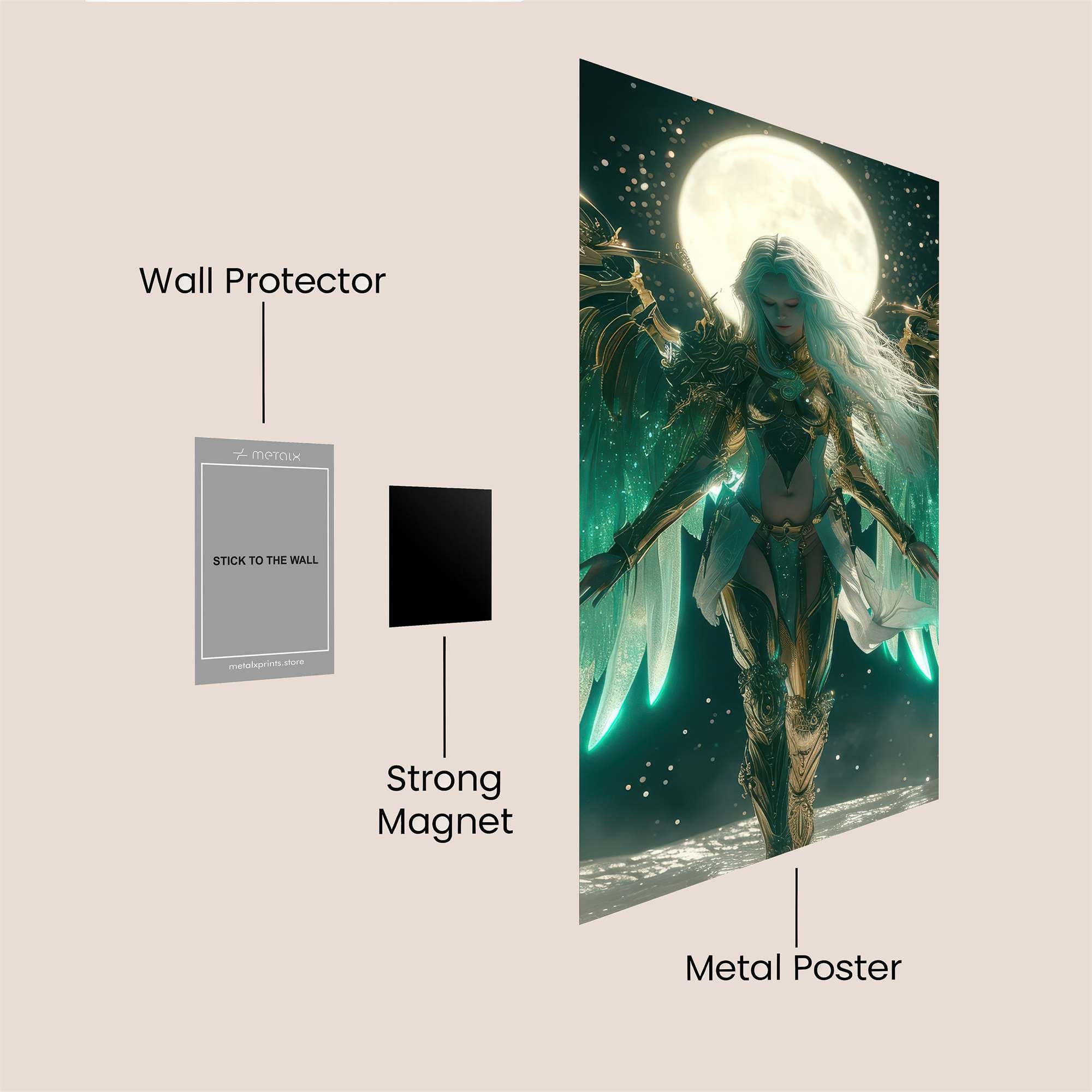 Lunar Guardian Safe Wall Magnetic / M