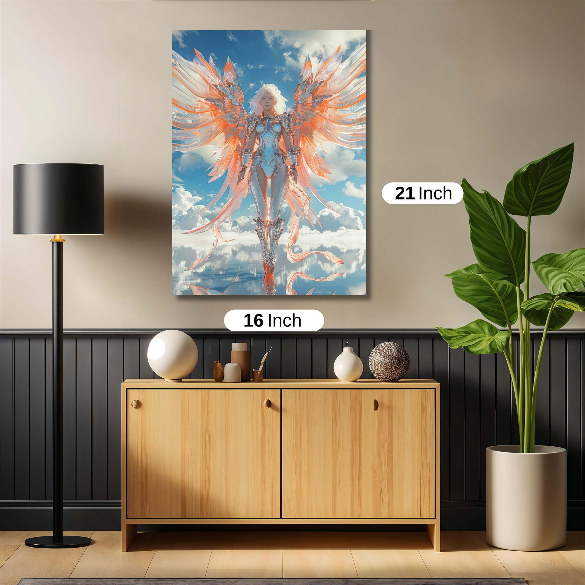 Angel Serenity Safe Wall Magnetic / M