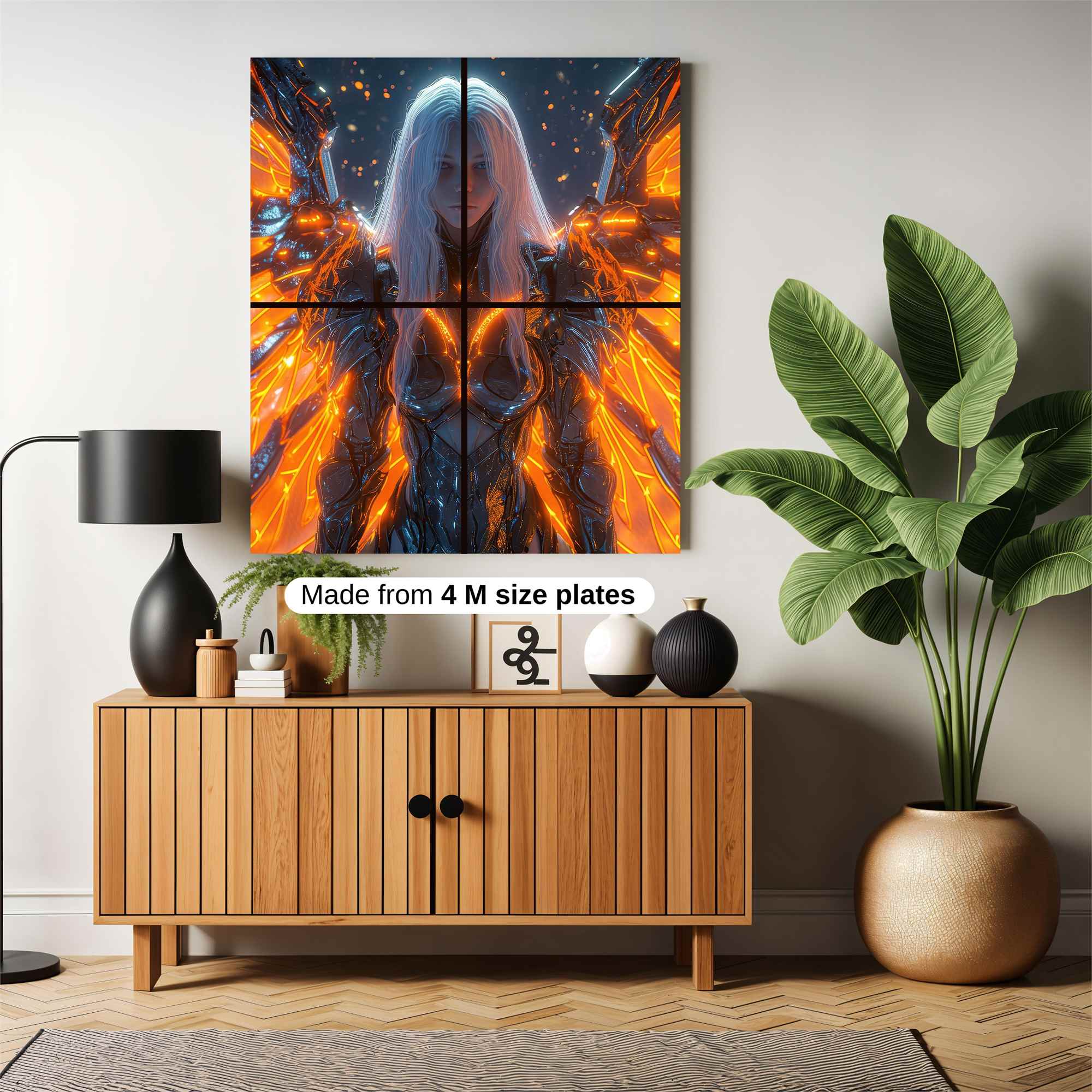 Angel Blaze Safe Wall Magnetic / M