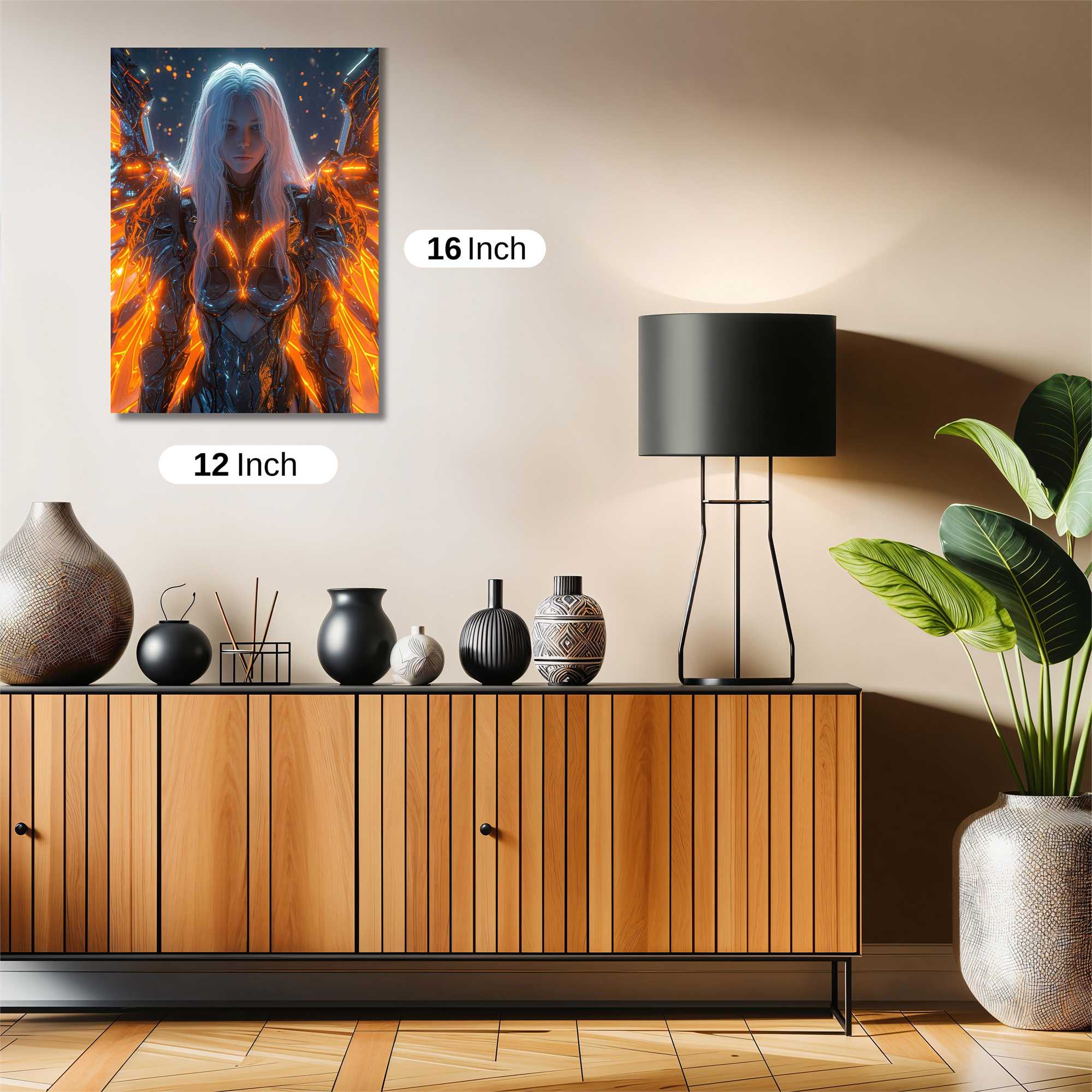 Angel Blaze Safe Wall Magnetic / M