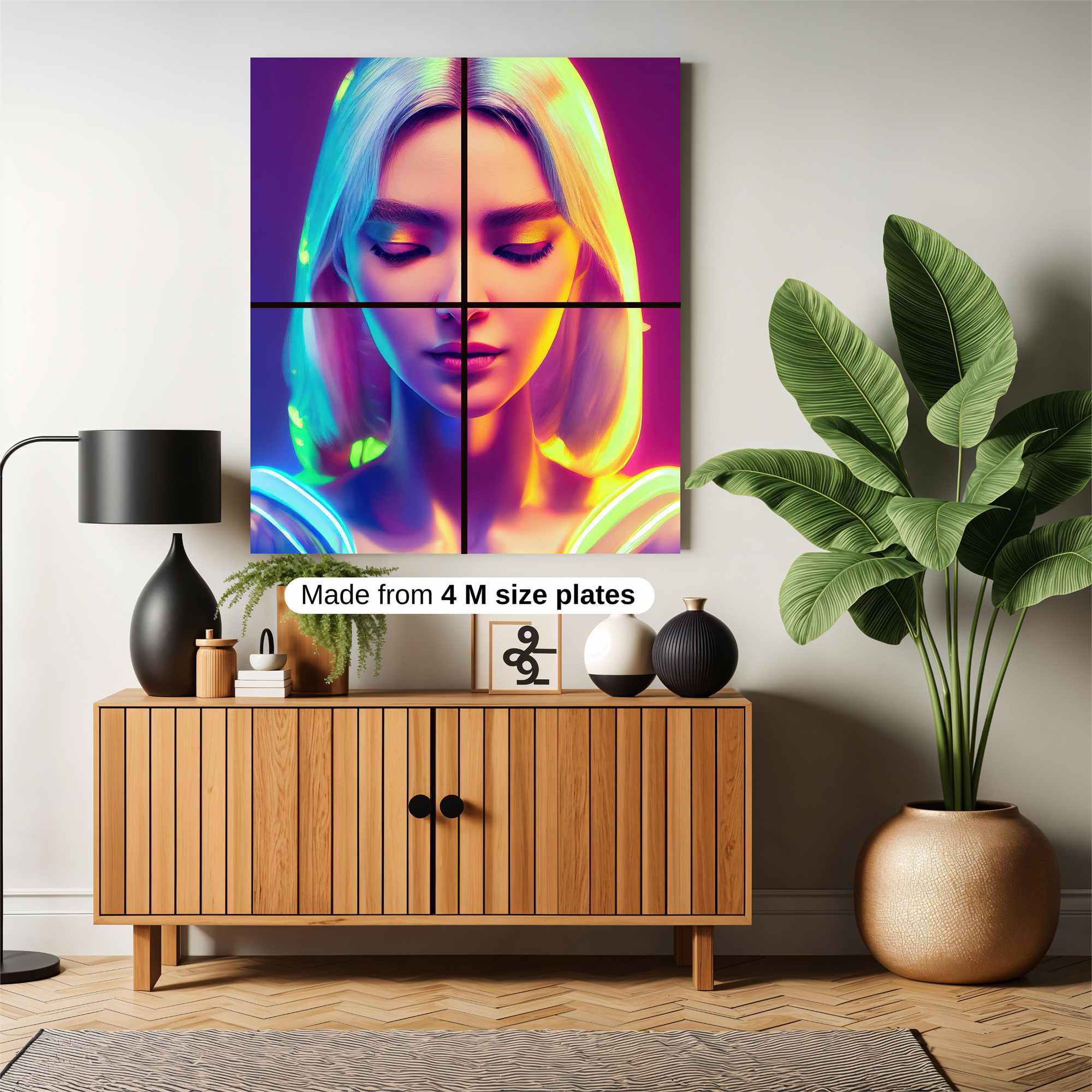 Neon Serenity Safe Wall Magnetic / M