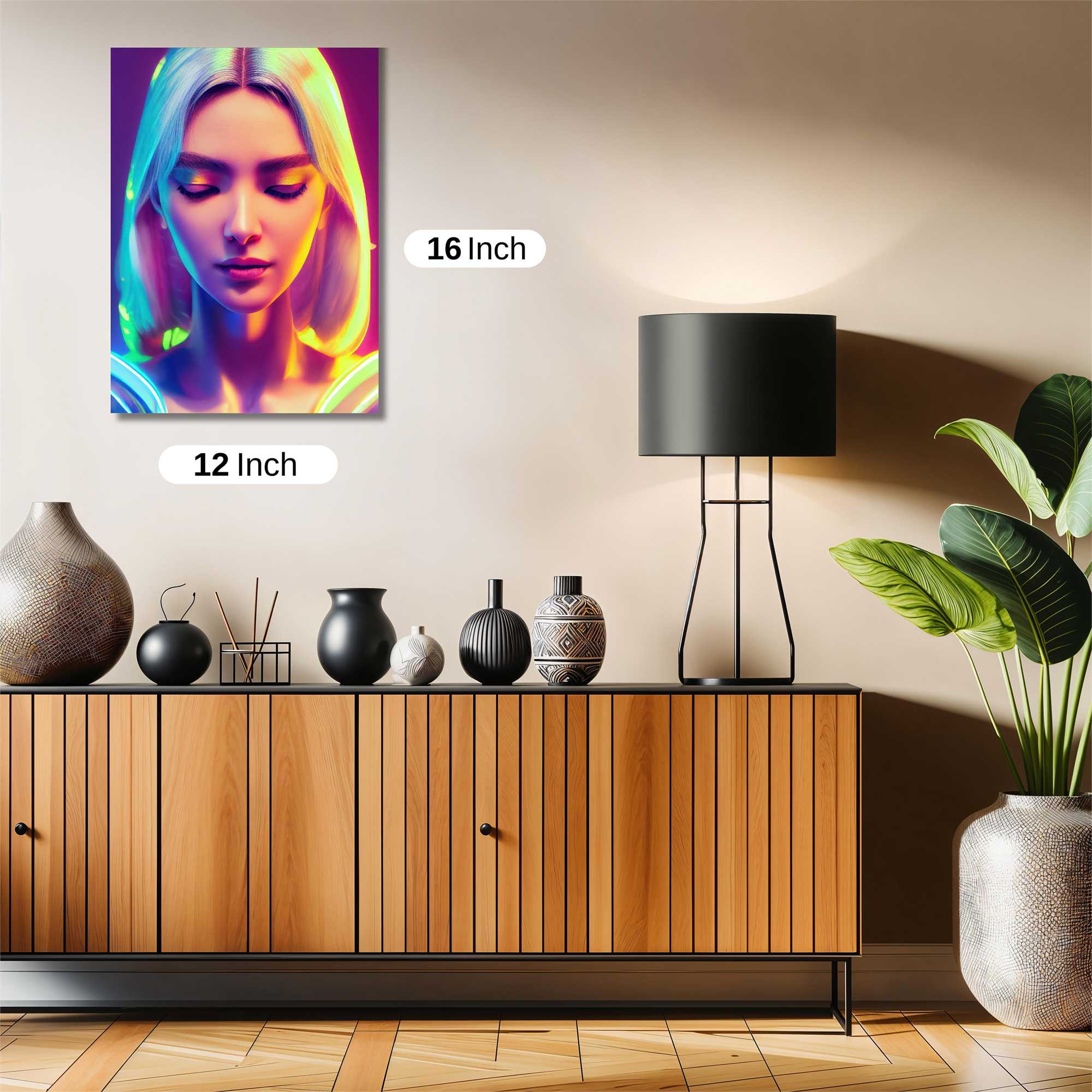 Neon Serenity Safe Wall Magnetic / M