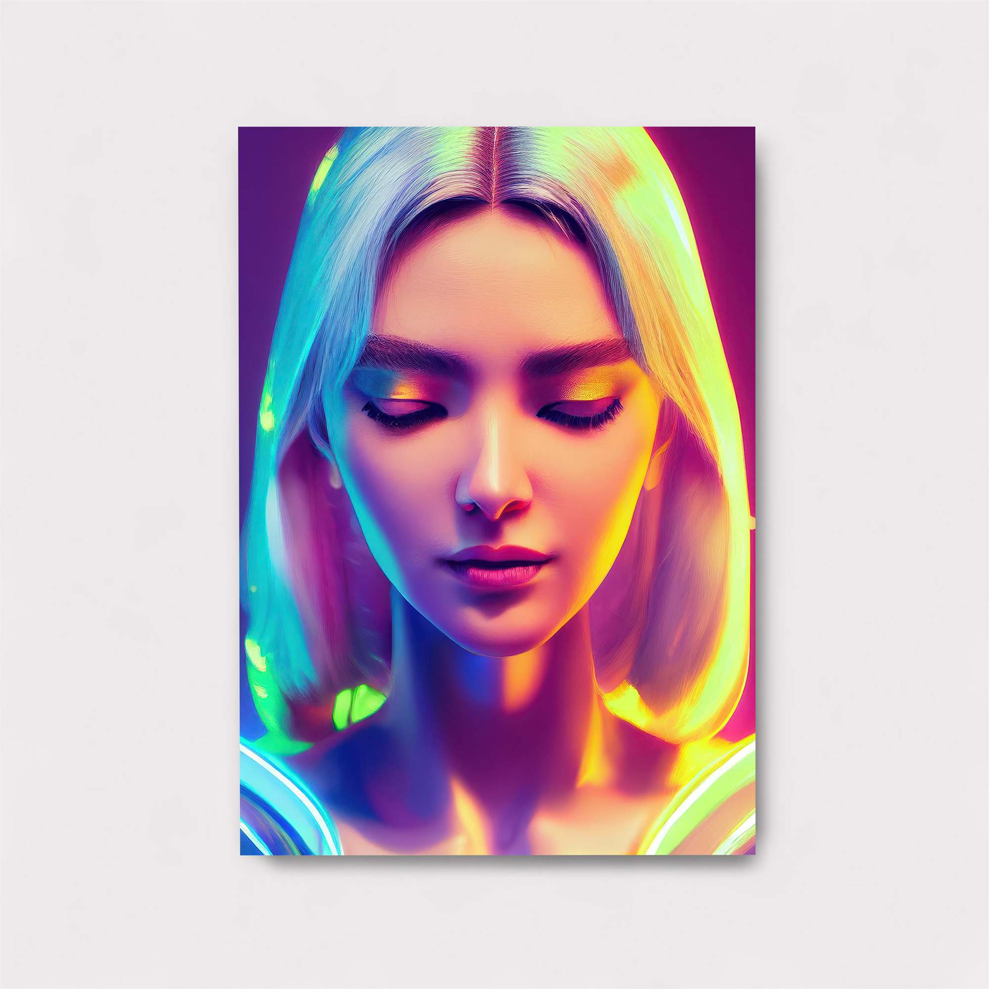 Neon Serenity Safe Wall Magnetic / M