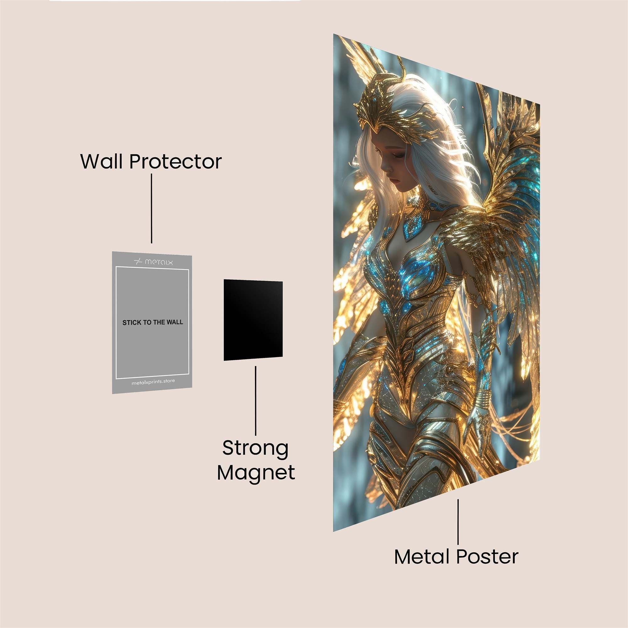 Celestial Radiance Safe Wall Magnetic / M