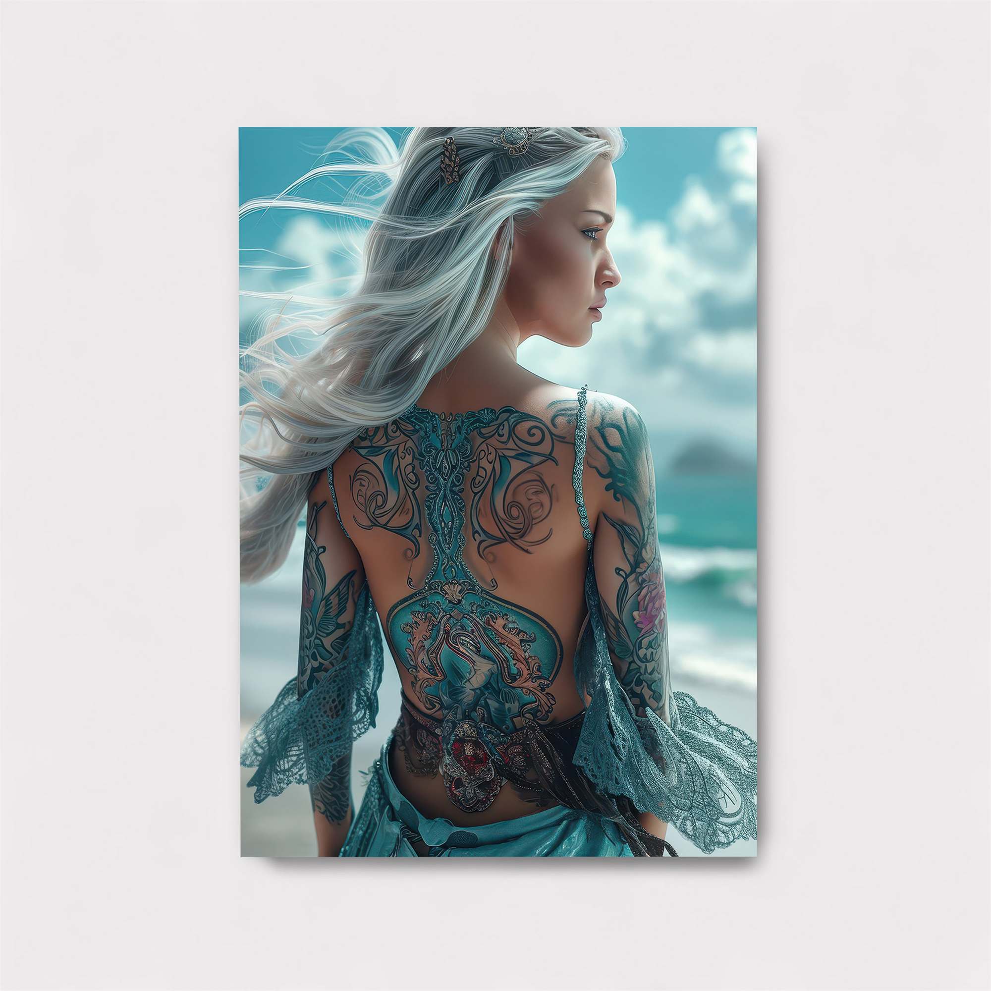 Mermaid Serenity Safe Wall Magnetic / M