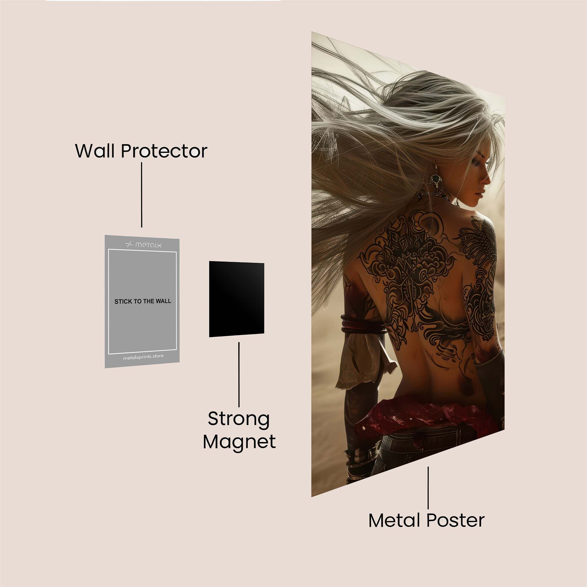 Desert Enigma Safe Wall Magnetic / M