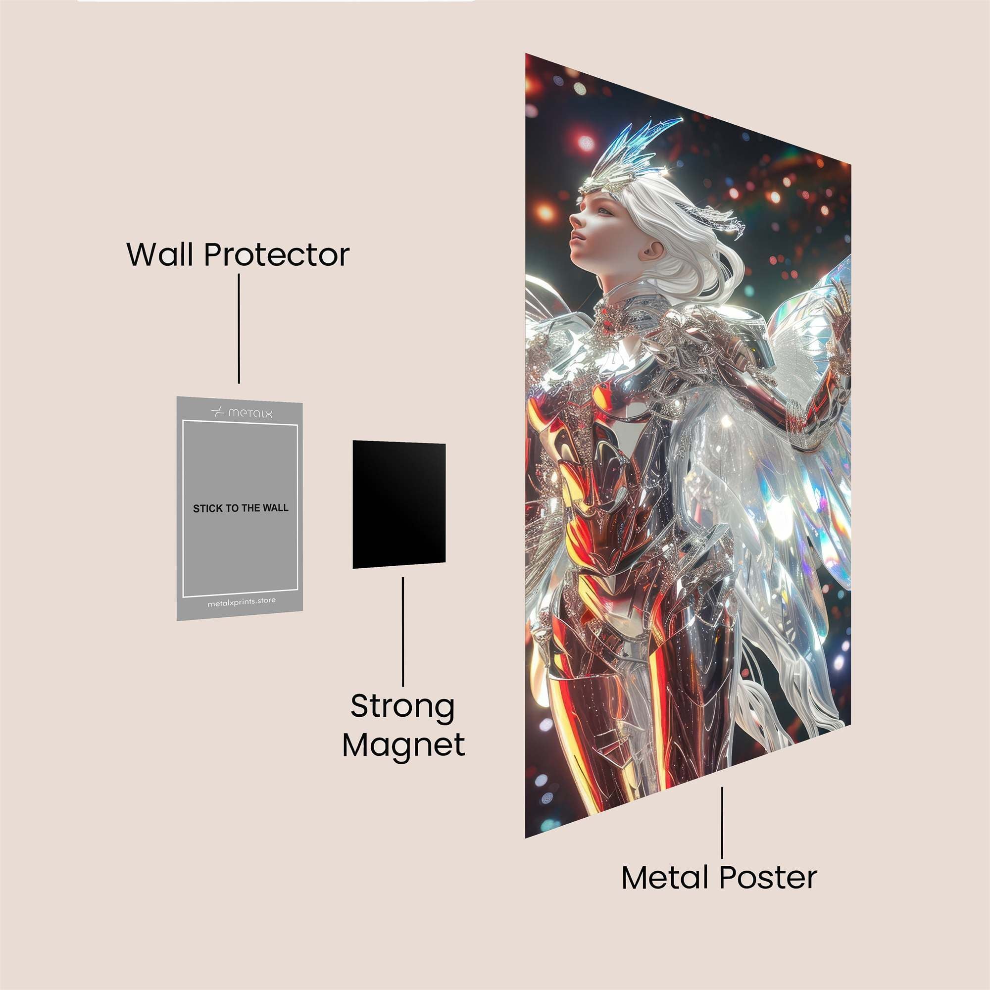 Seraphic Radiance Safe Wall Magnetic / M