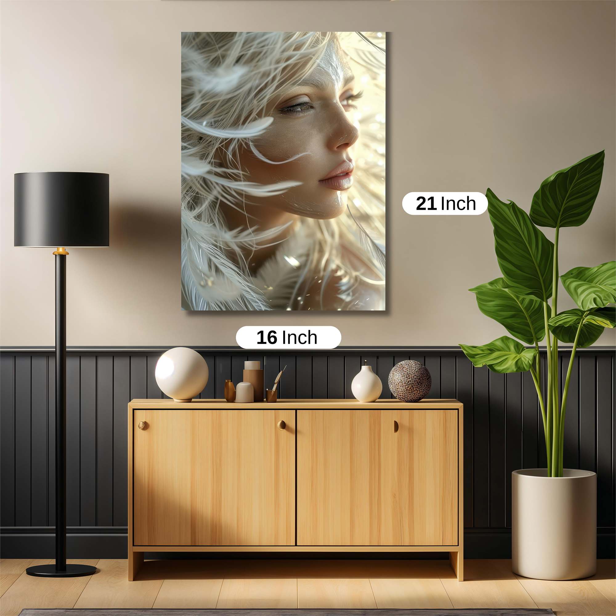 Feathered Serenity Safe Wall Magnetic / M