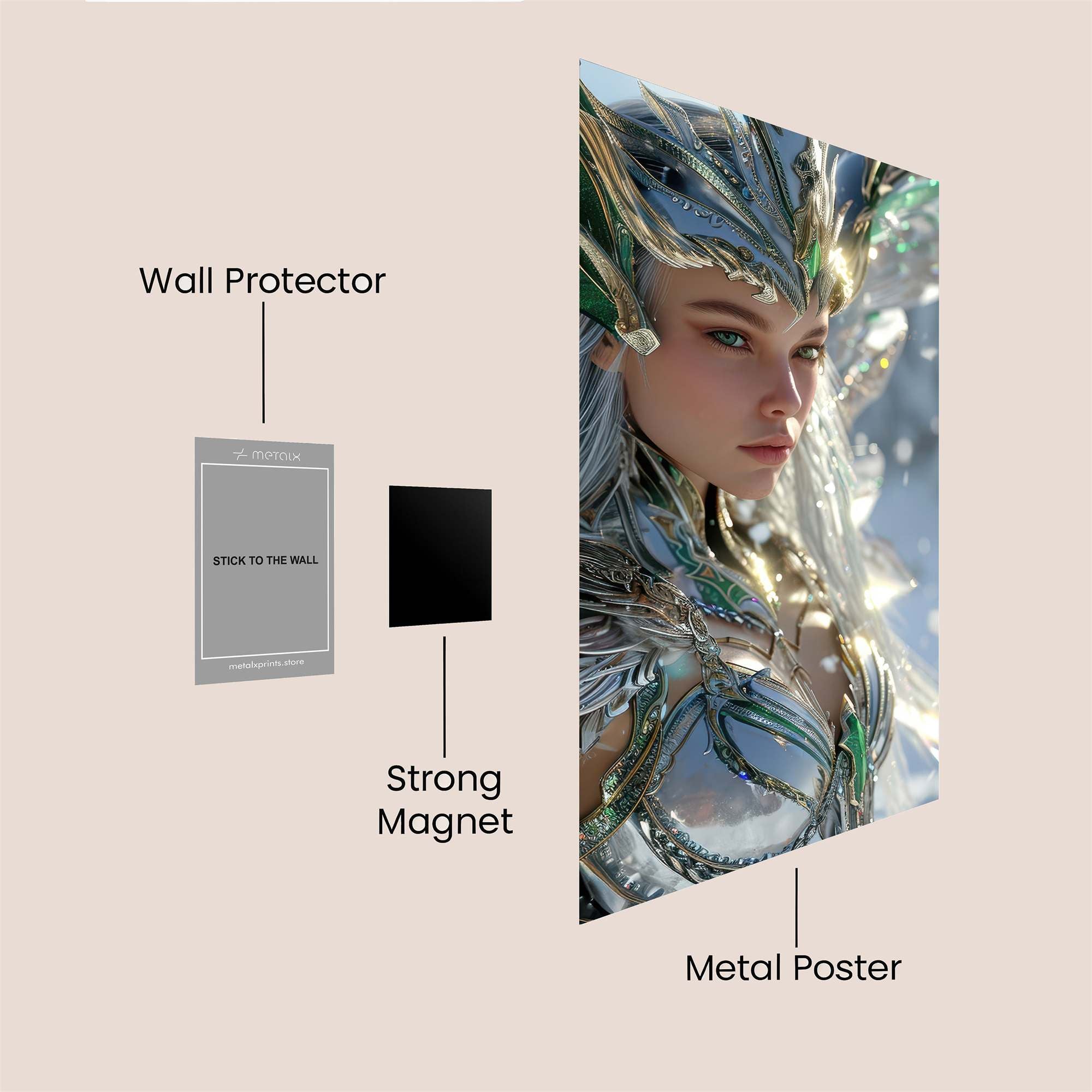 FrostQueen Safe Wall Magnetic / M