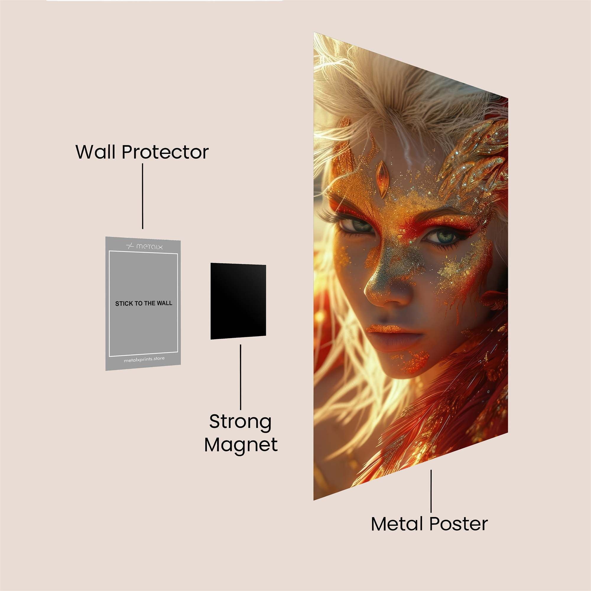 Phoenix Radiant Safe Wall Magnetic / M