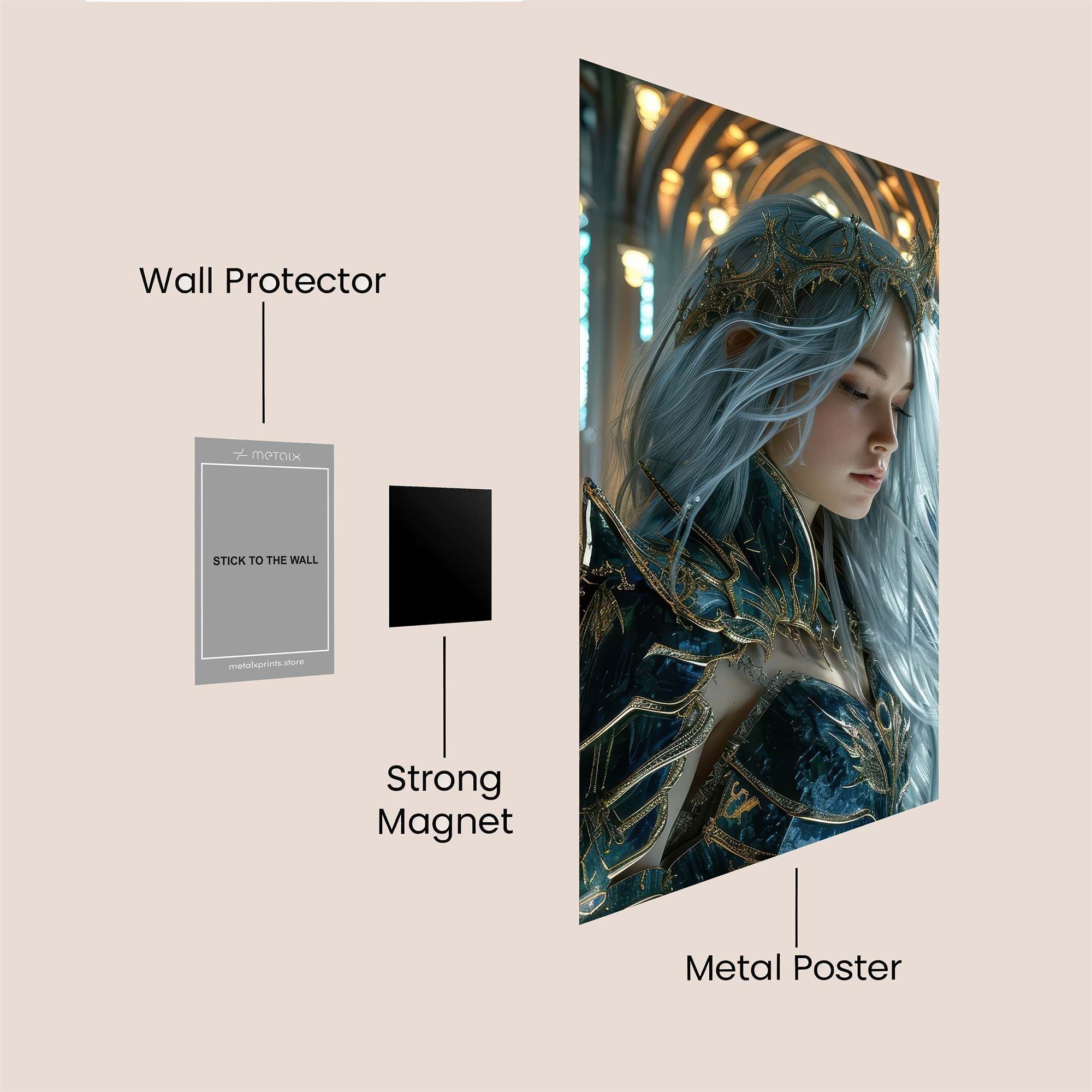 Angelica Serene Safe Wall Magnetic / M