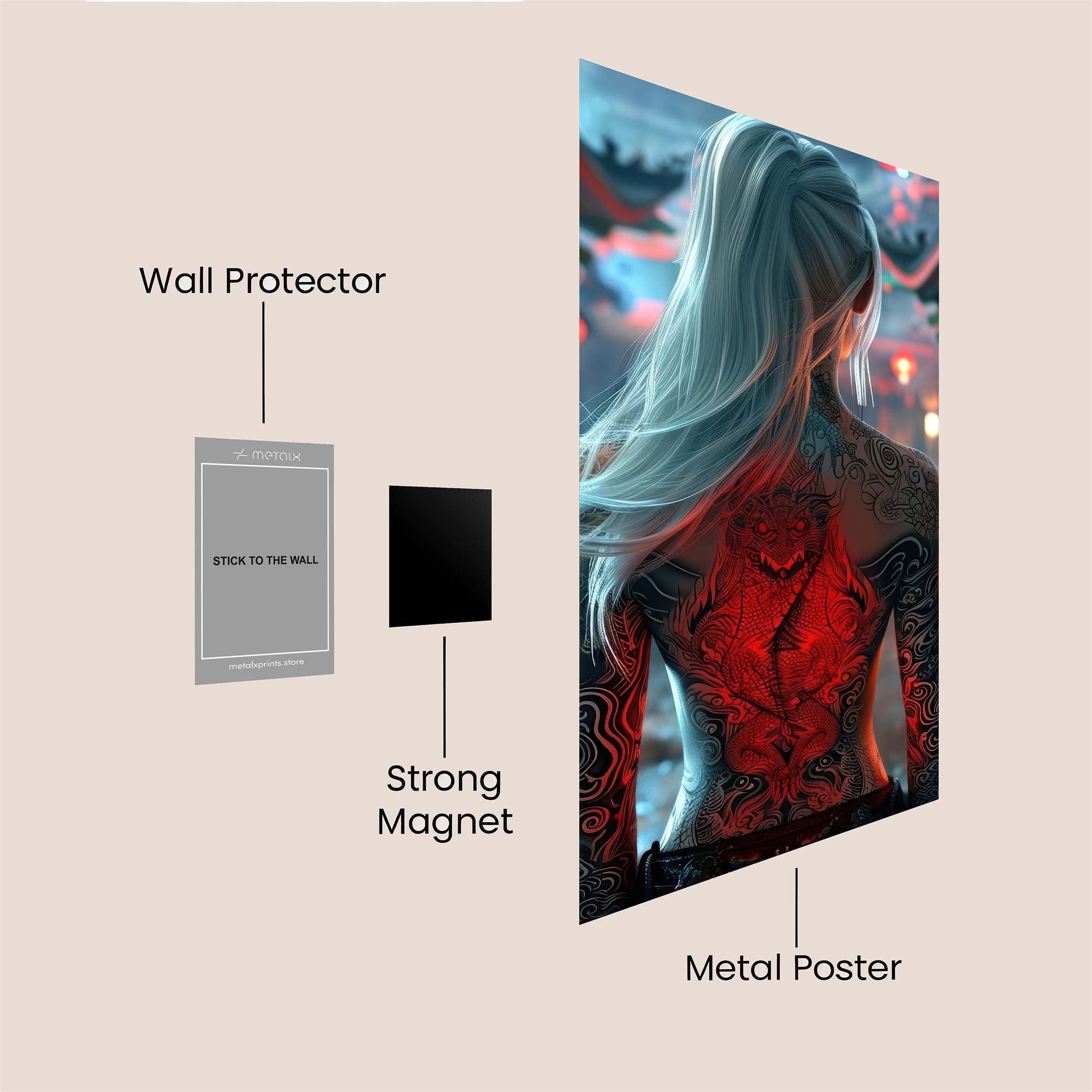 Dragon Radiance Safe Wall Magnetic / M