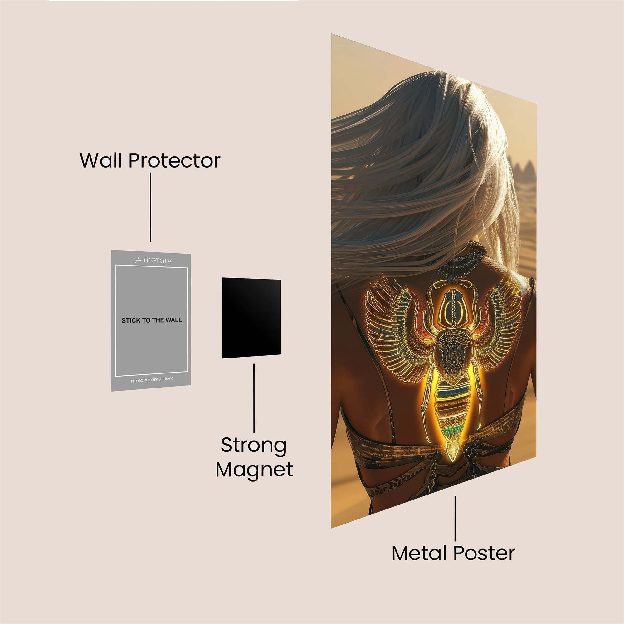 Scarab Serenity Safe Wall Magnetic / M