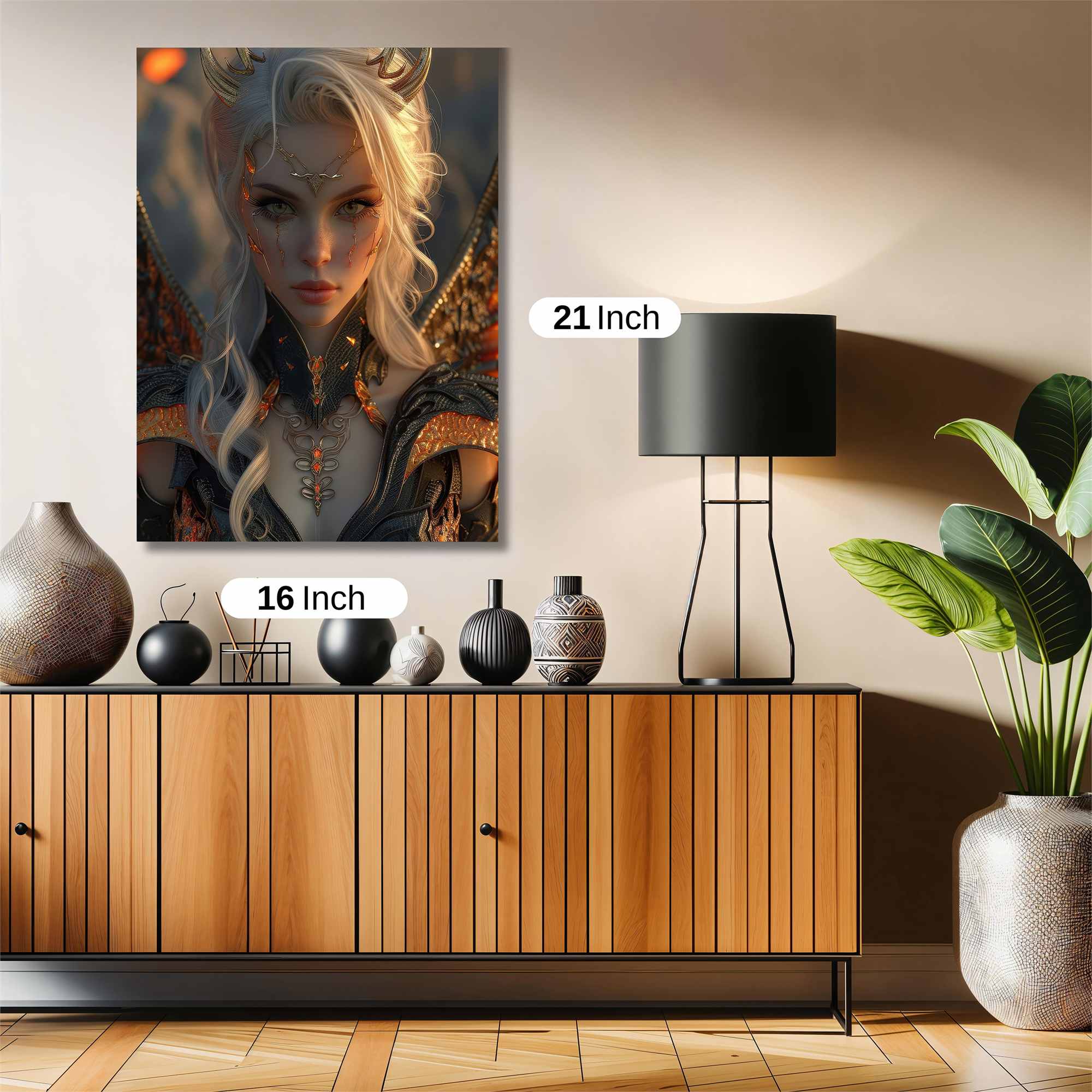 Demon Enchantress Safe Wall Magnetic / M