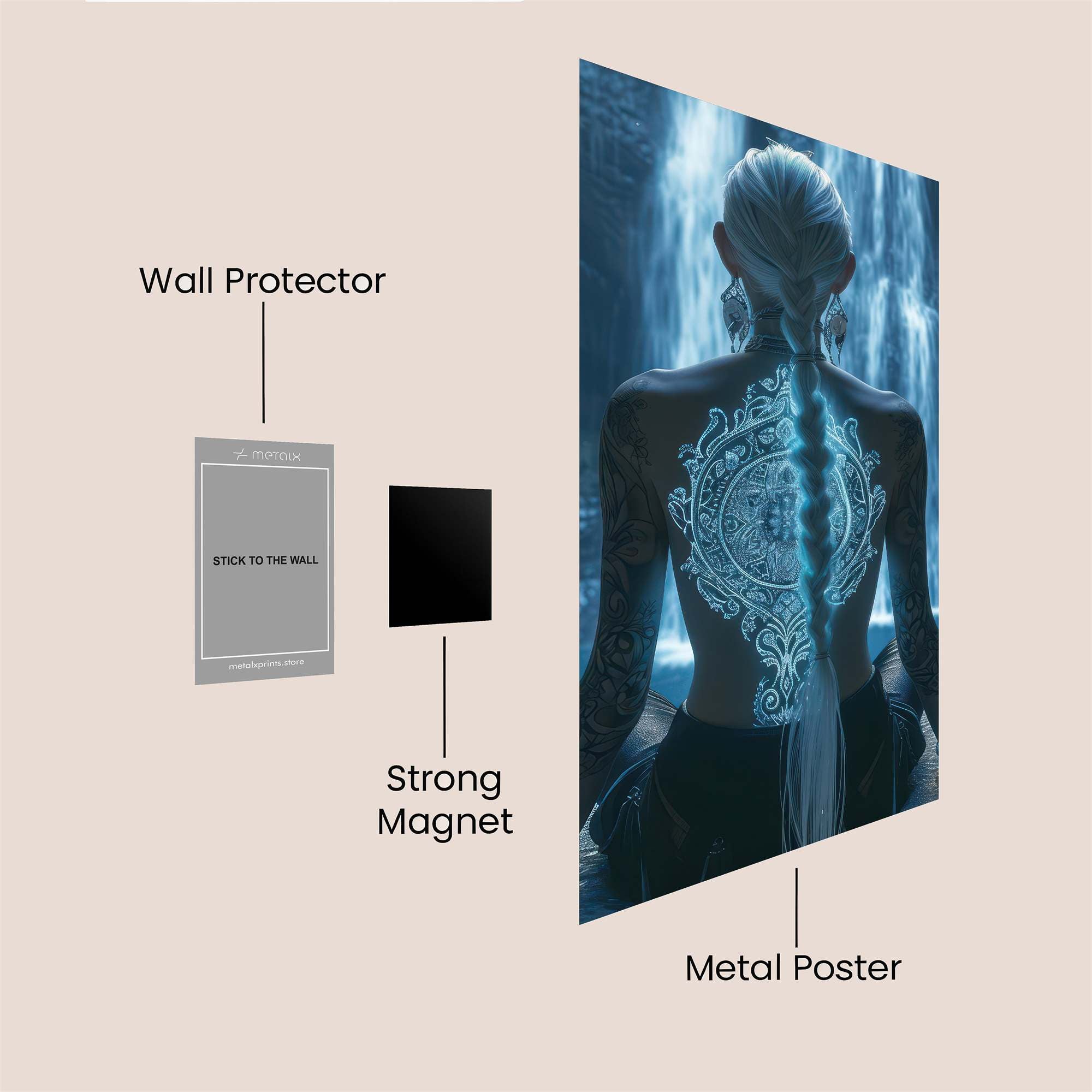 Mystic Tranquil Safe Wall Magnetic / M