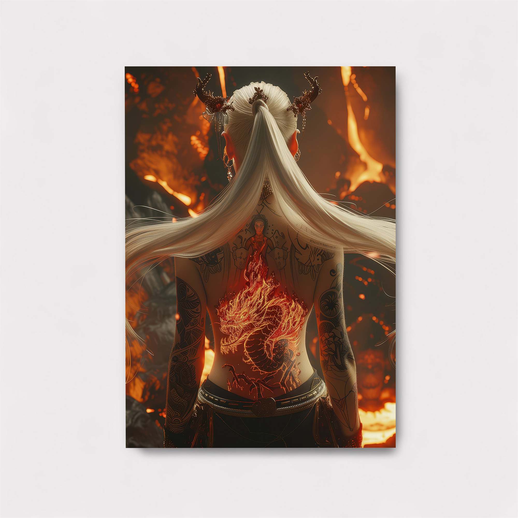 Demon's Blaze Safe Wall Magnetic / M