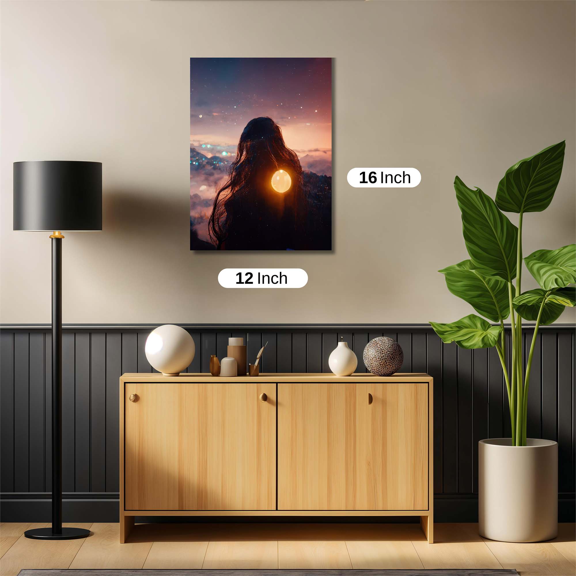 Luminous Serenity Safe Wall Magnetic / M