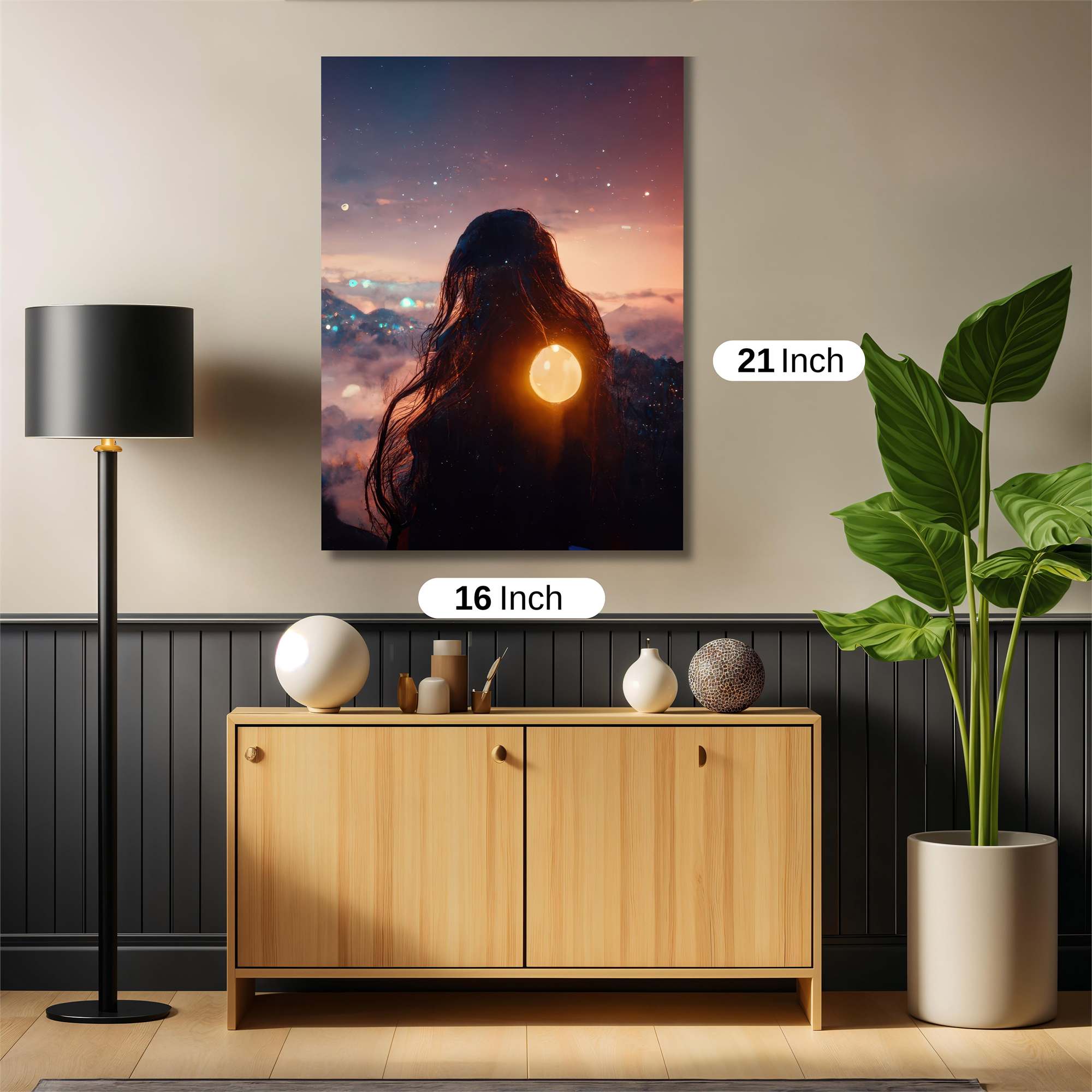 Luminous Serenity Safe Wall Magnetic / M