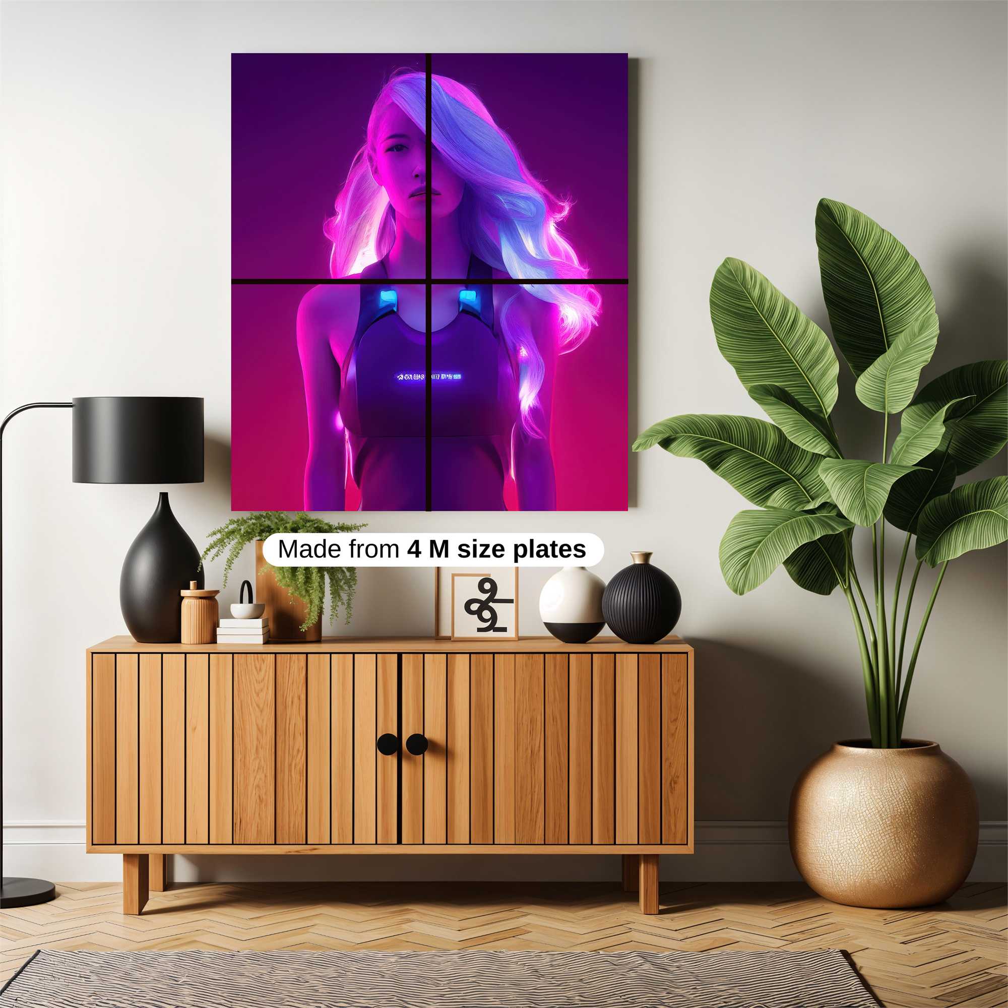 Neon Enigma Safe Wall Magnetic / M