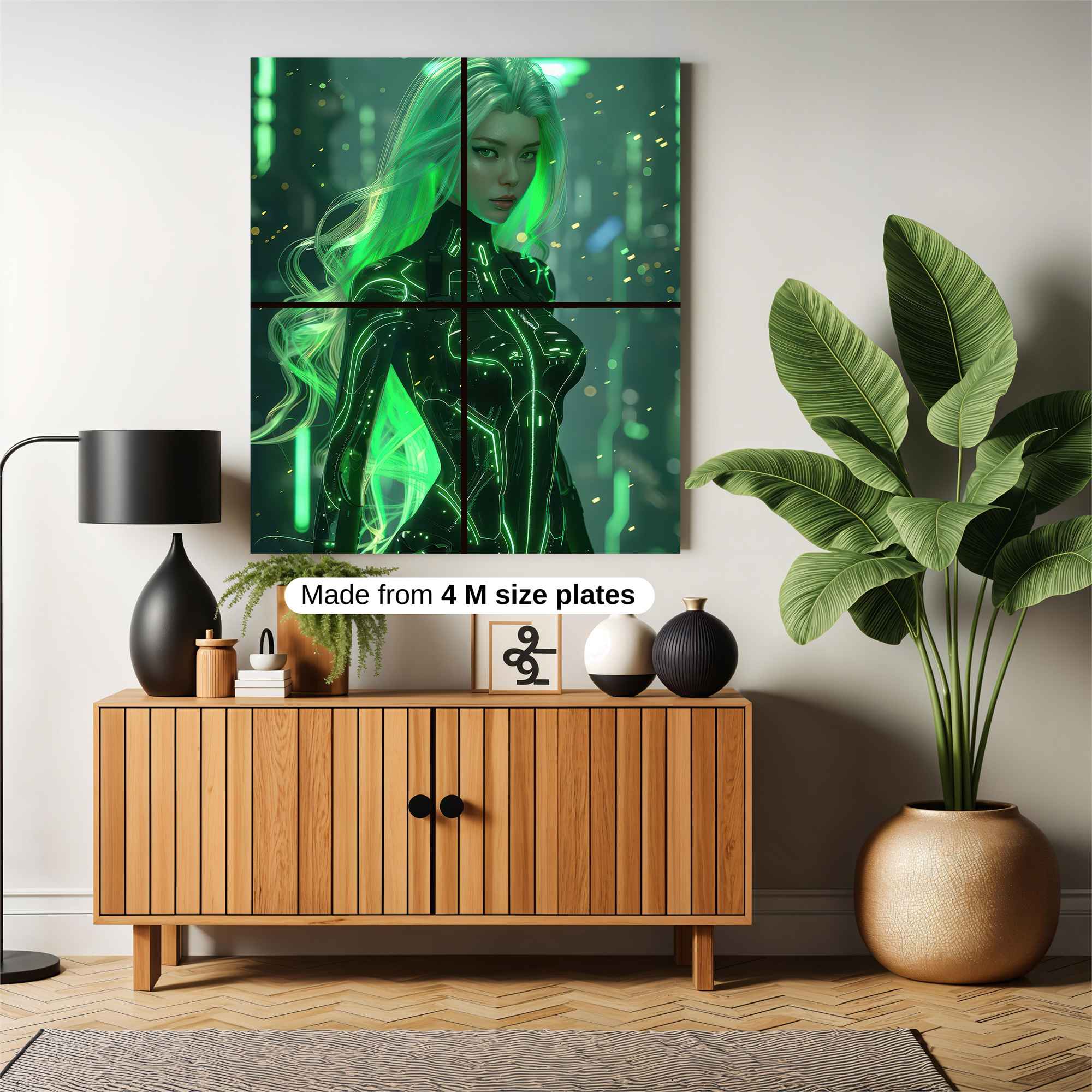 Neon Enigma Safe Wall Magnetic / M