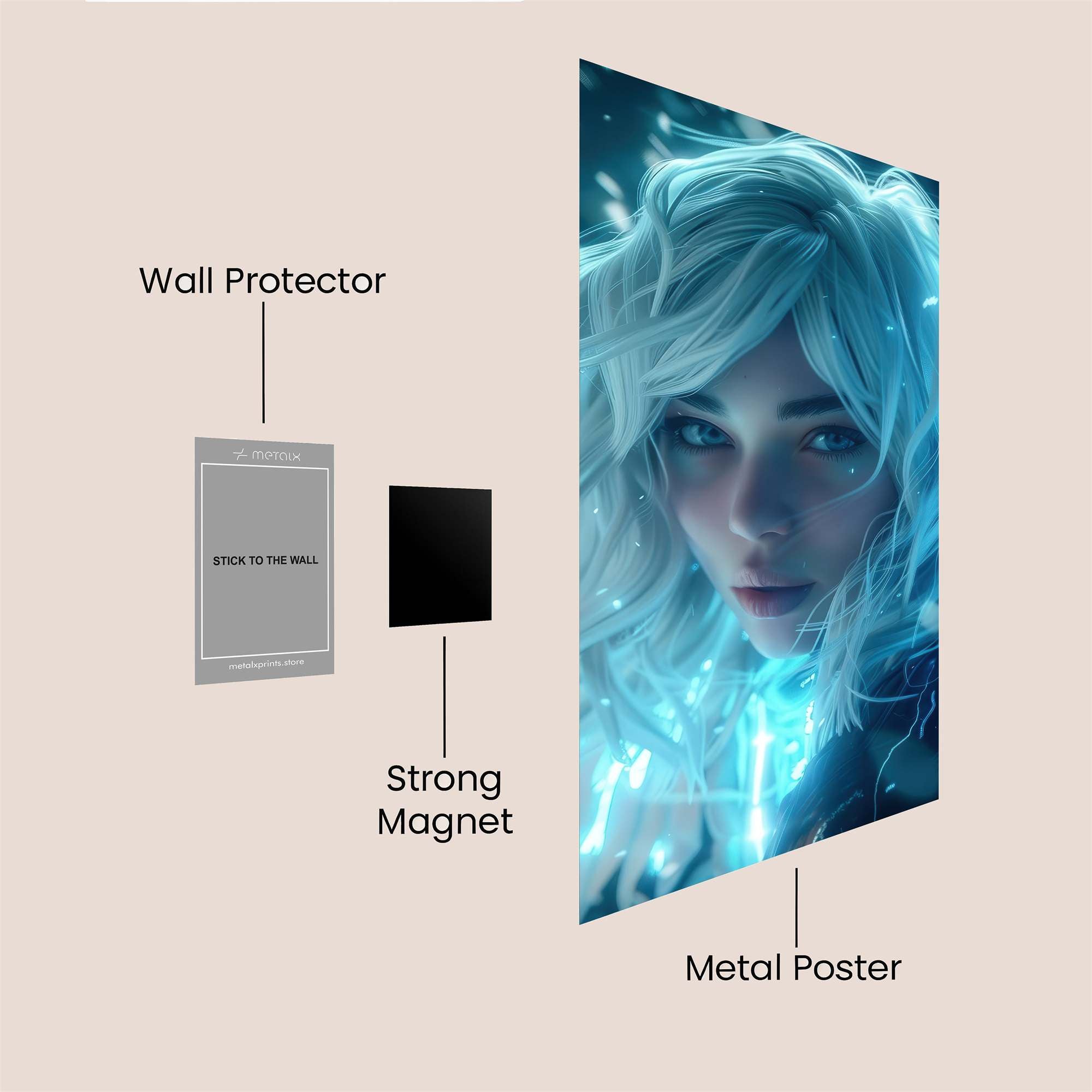 Luminous Serenity Safe Wall Magnetic / M