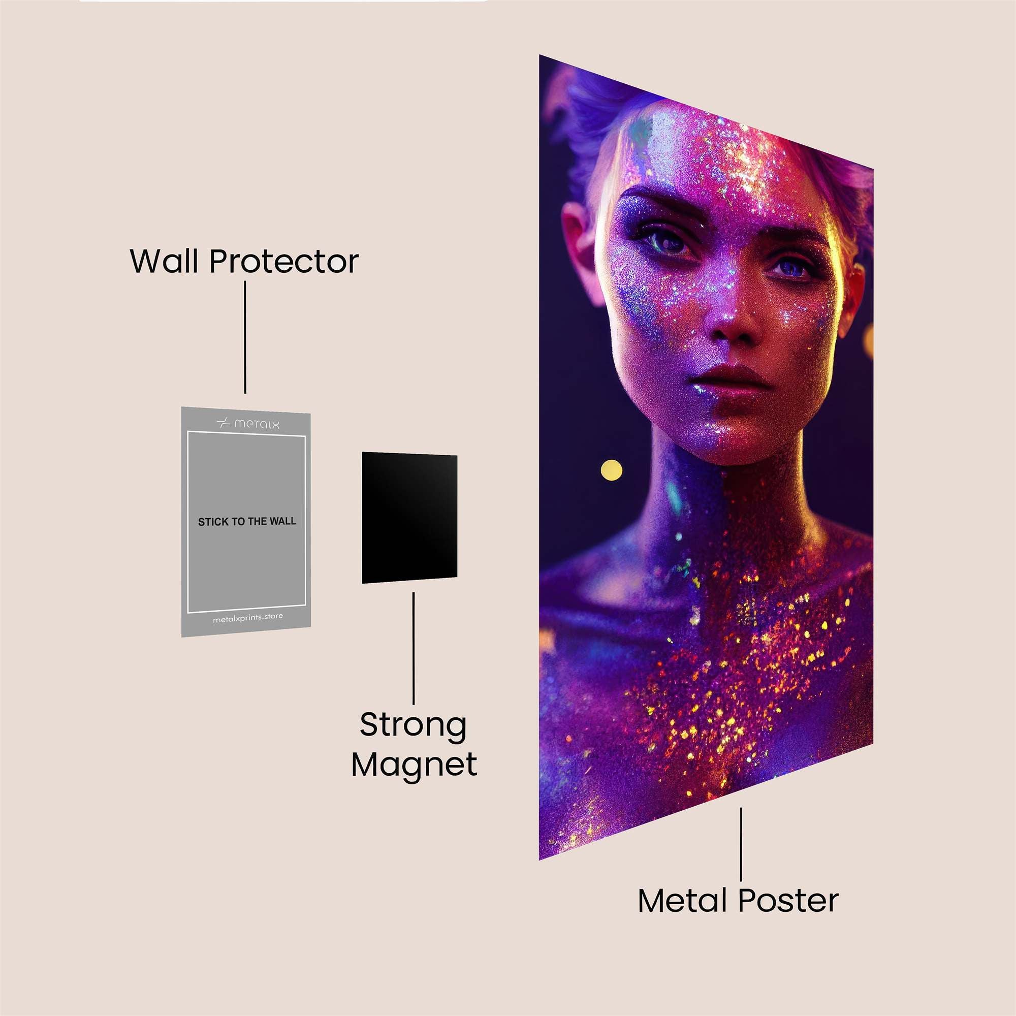 Galactic Enigma Safe Wall Magnetic / M