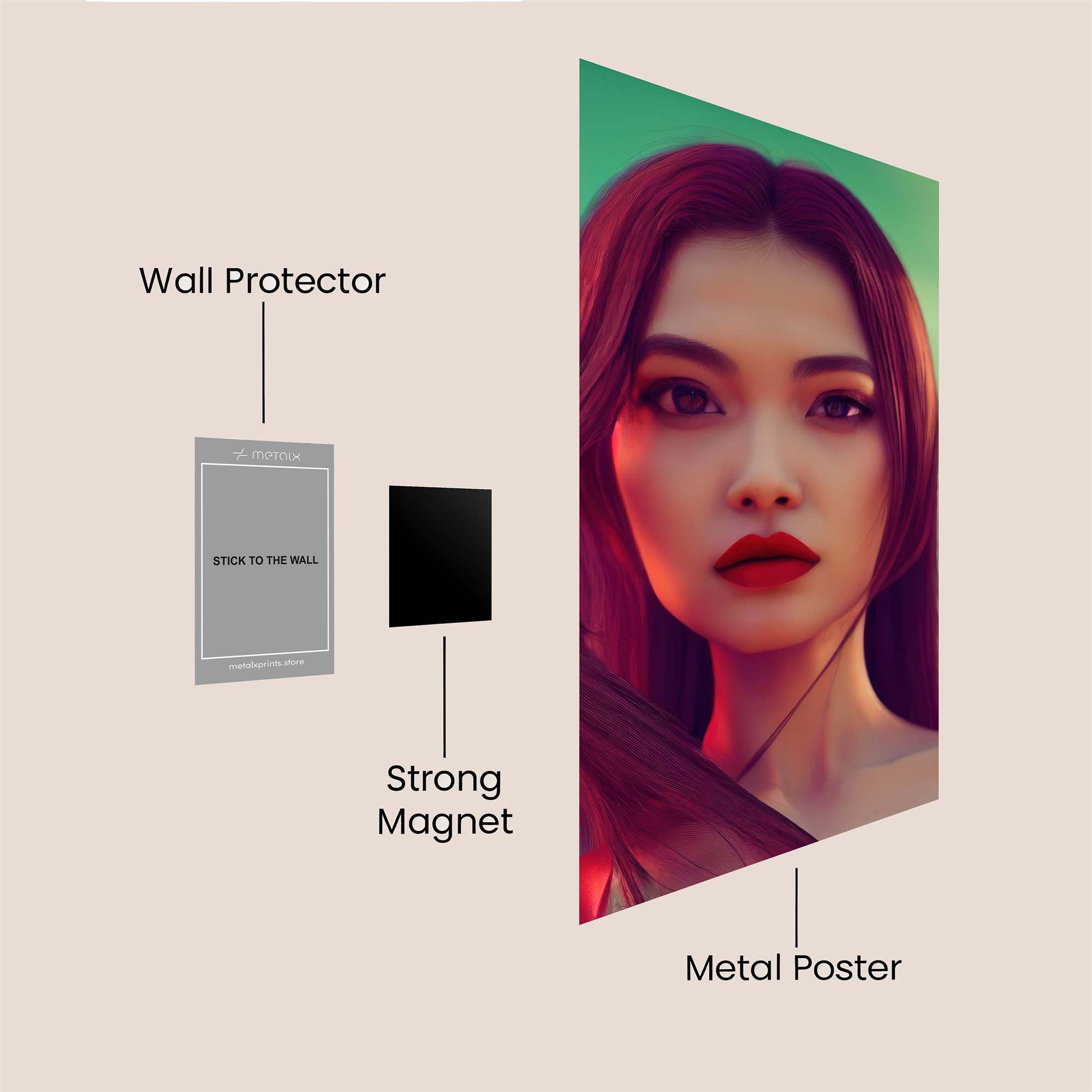 Siren Enigmatic Safe Wall Magnetic / M