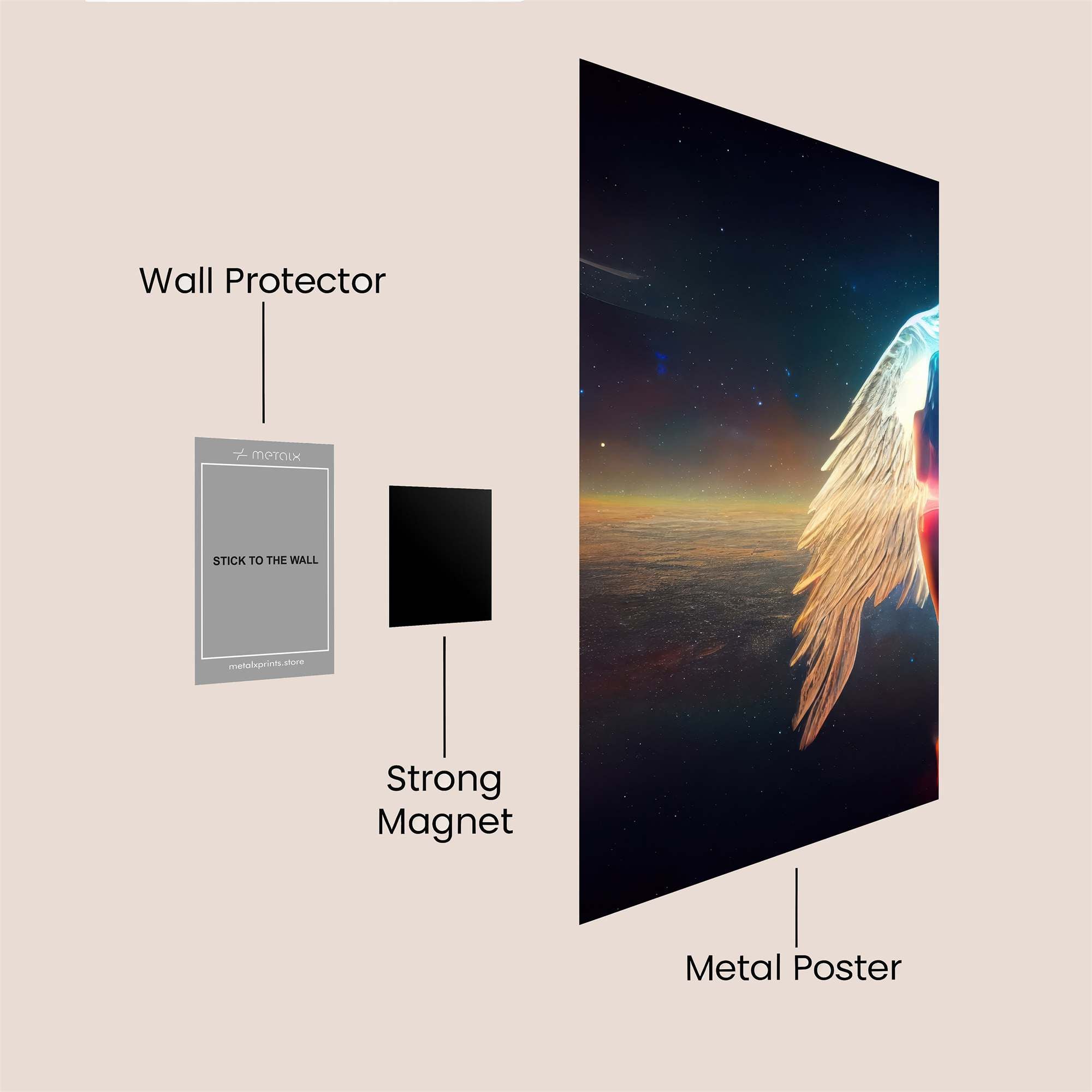Angel Radiance Safe Wall Magnetic / M