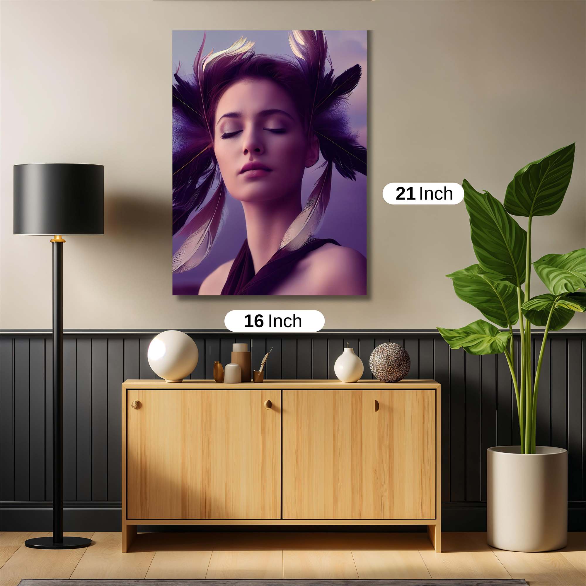 Feathered Serenity Safe Wall Magnetic / M