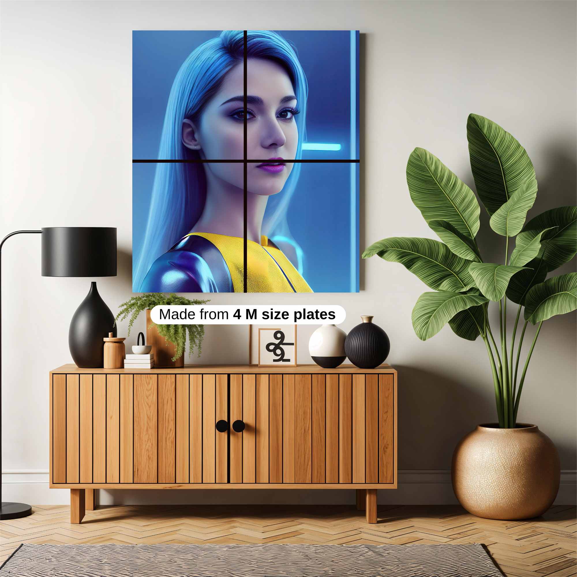 Cyber Serenity Safe Wall Magnetic / M