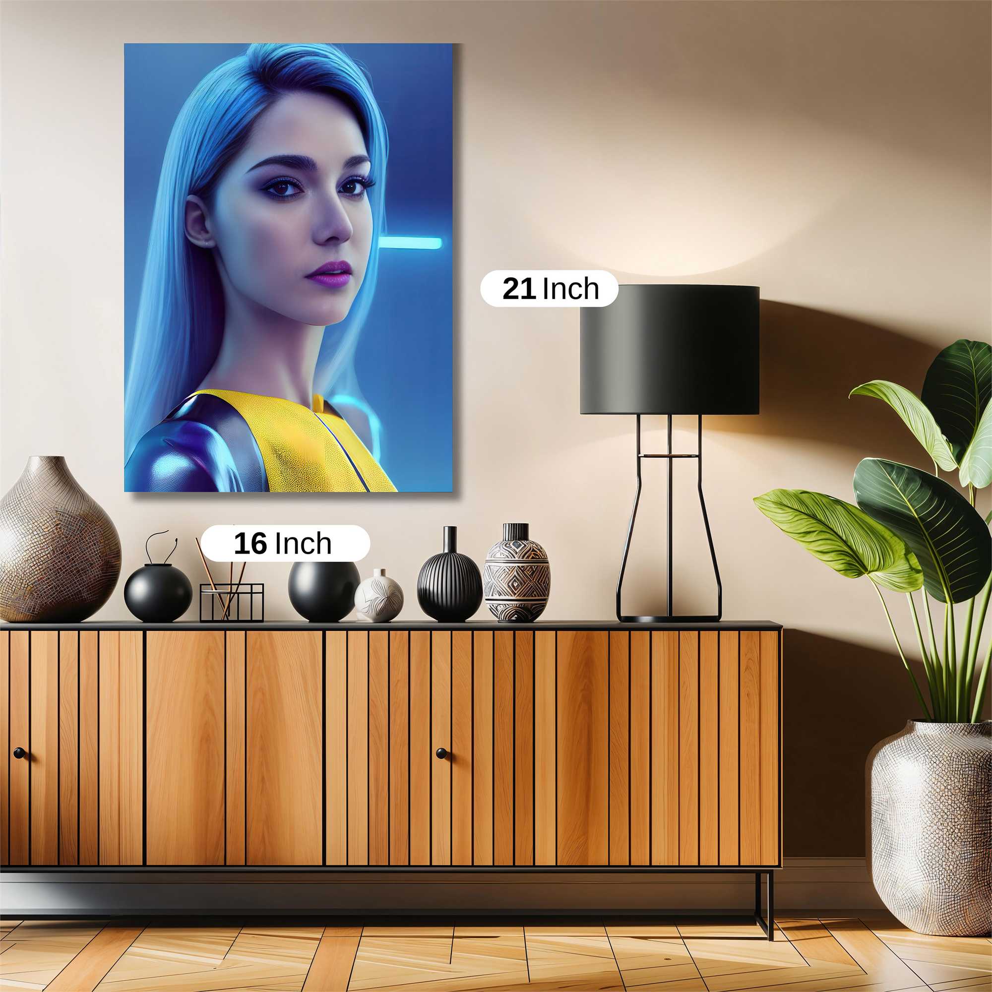 Cyber Serenity Safe Wall Magnetic / M