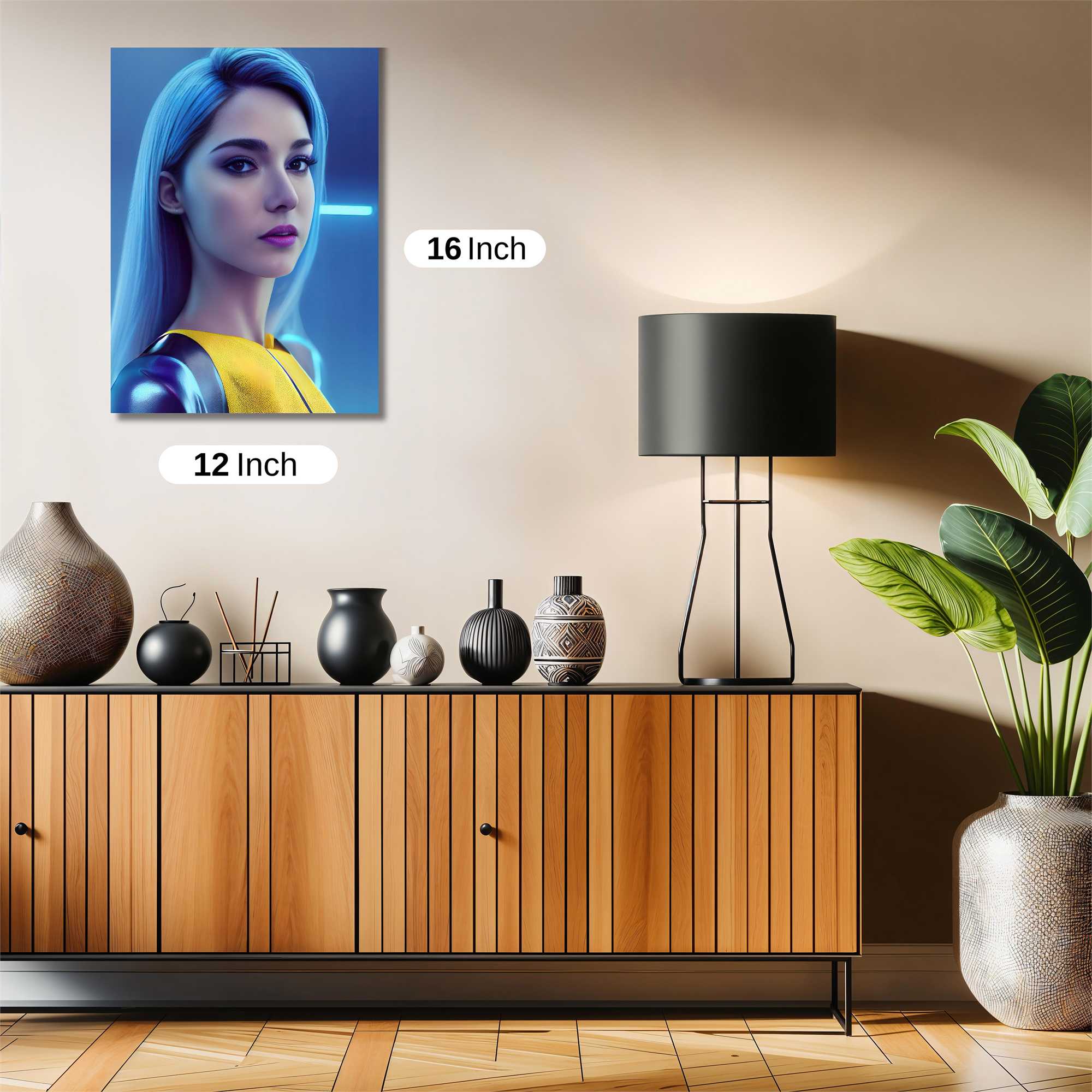 Cyber Serenity Safe Wall Magnetic / M