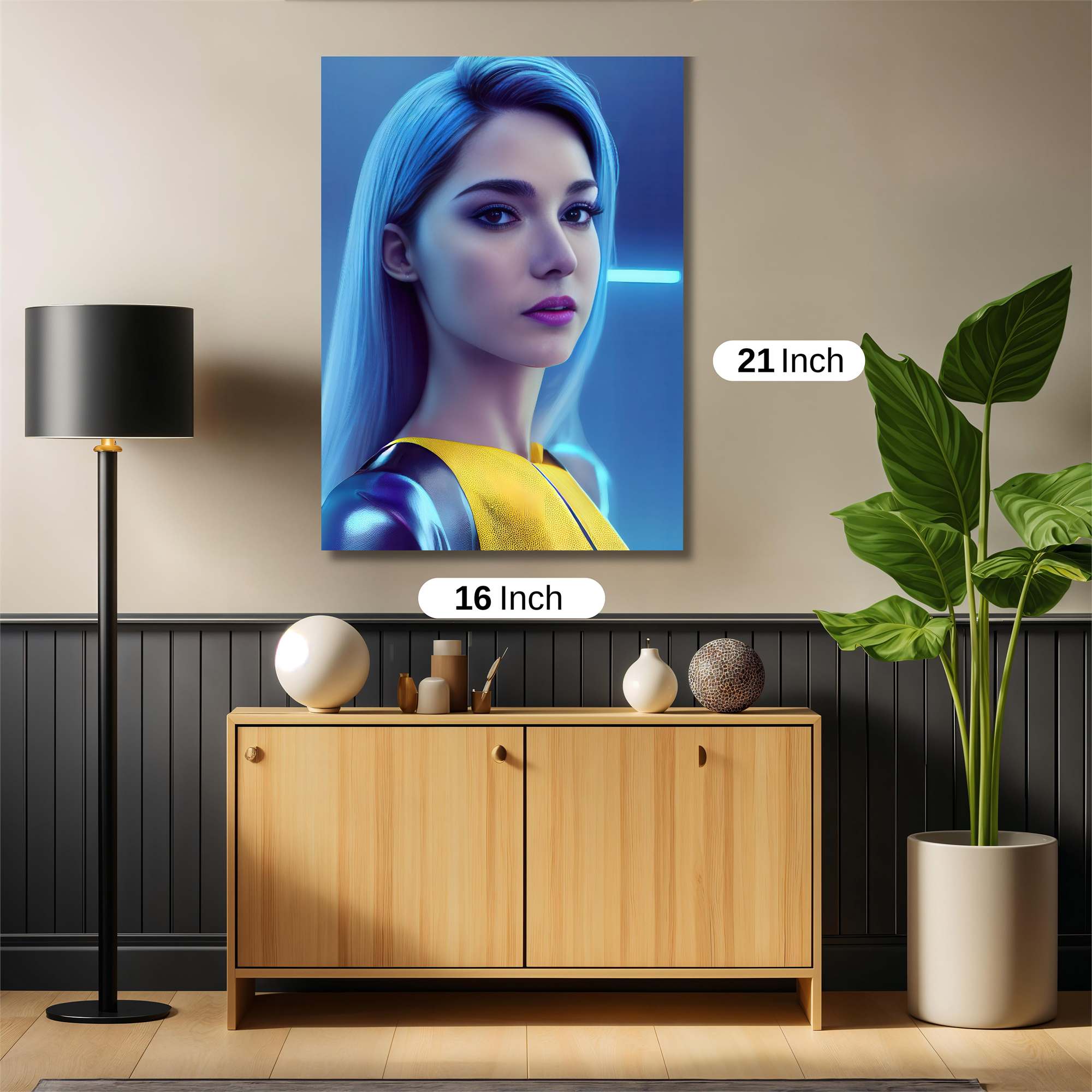 Cyber Serenity Safe Wall Magnetic / M