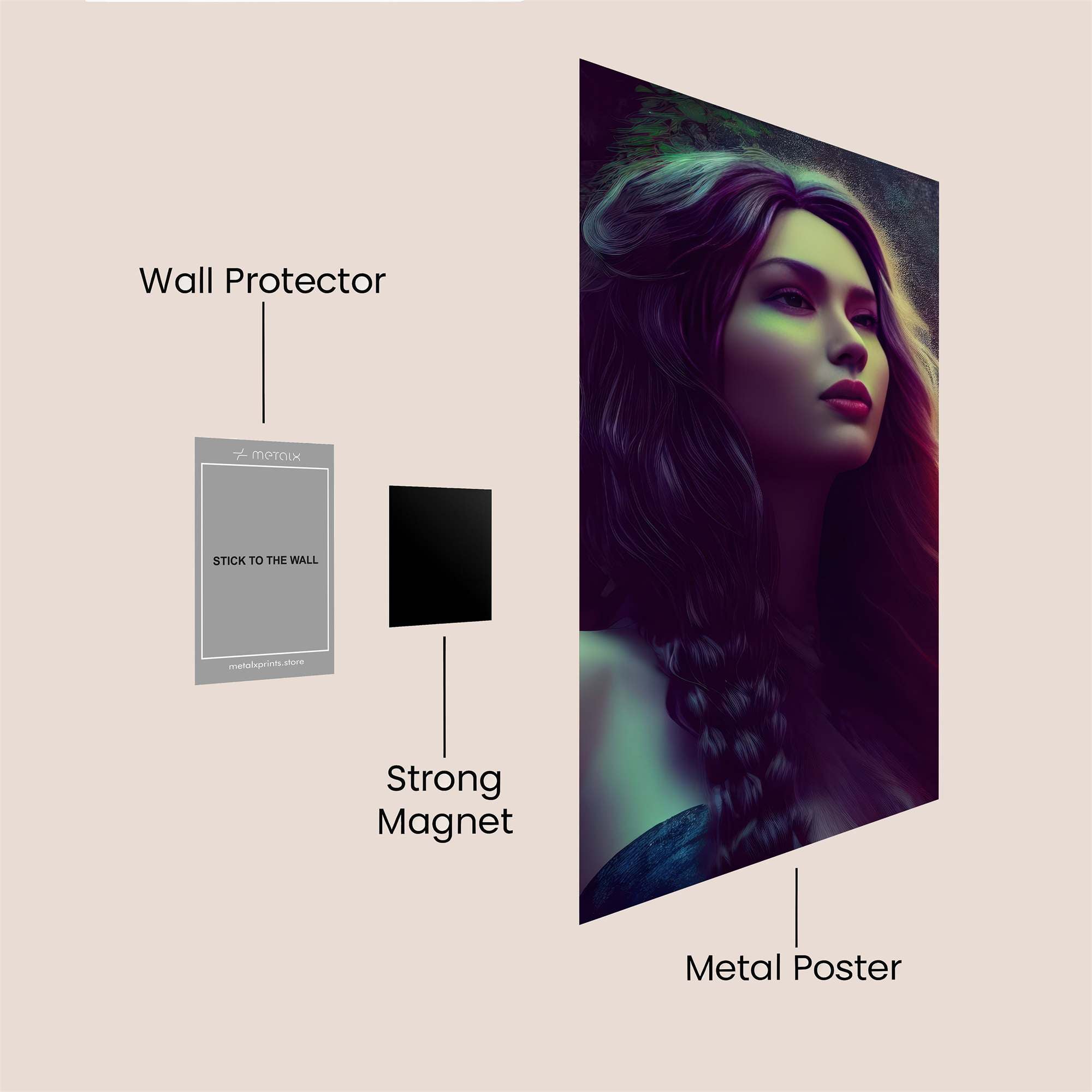 Mystic Serenity Safe Wall Magnetic / M