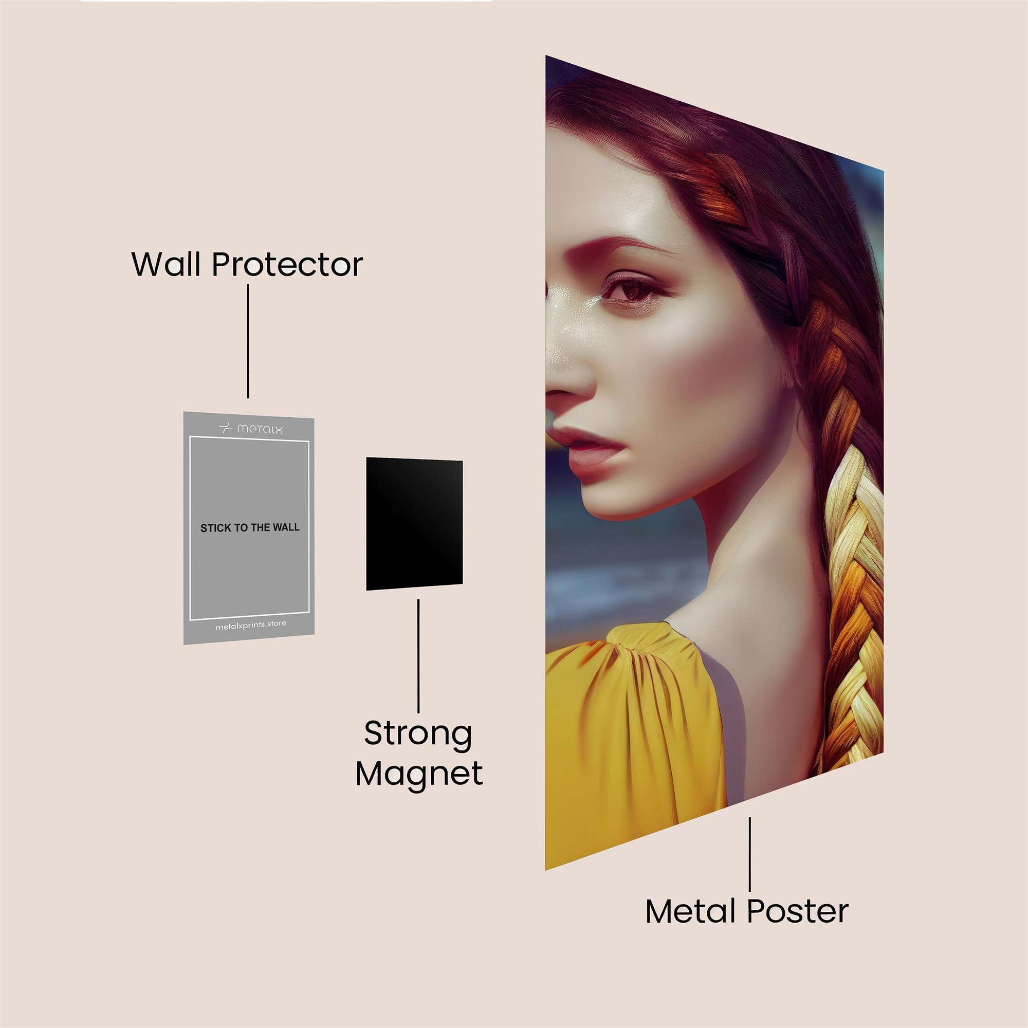 Sunset Serenity Safe Wall Magnetic / M