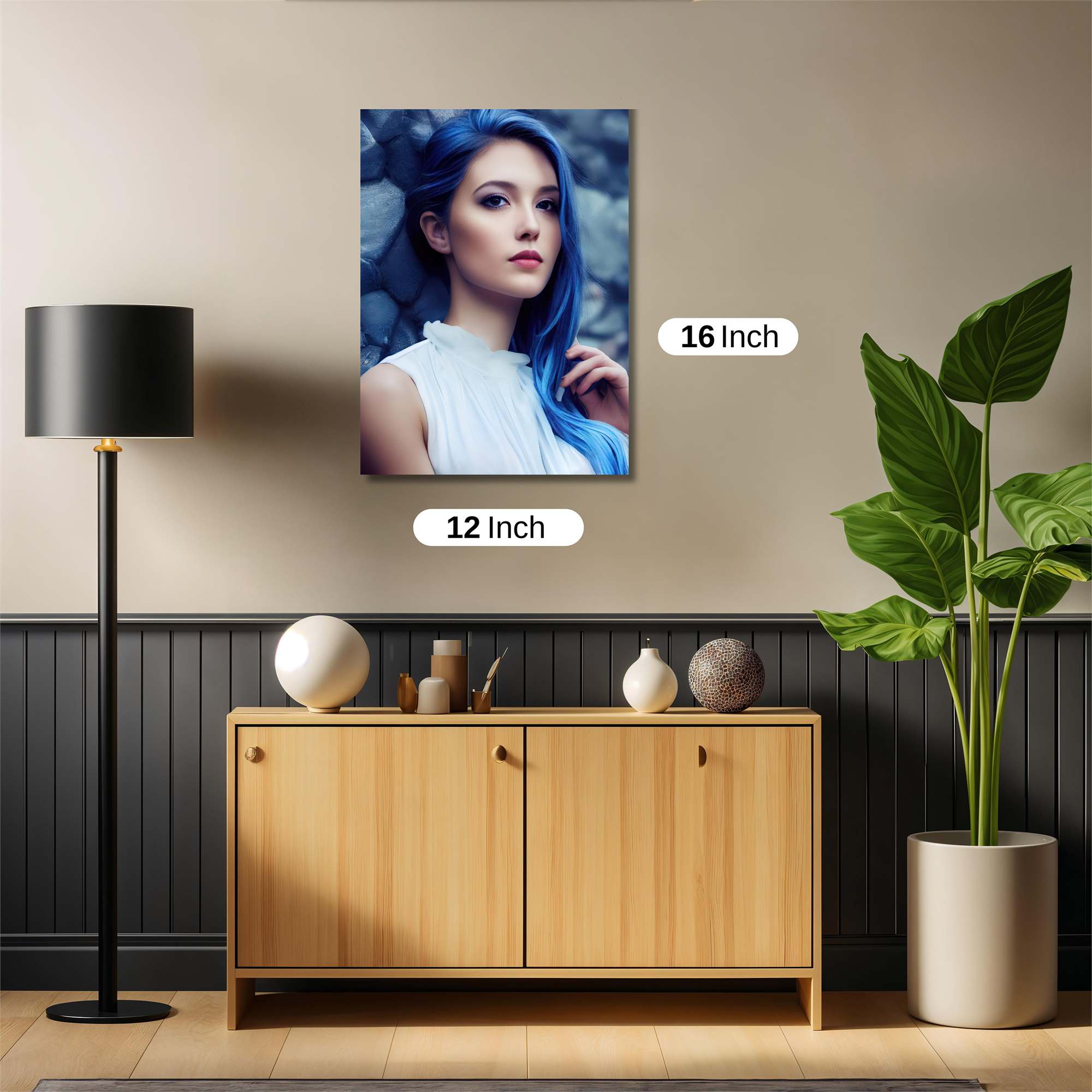 Blue Enigma Safe Wall Magnetic / M