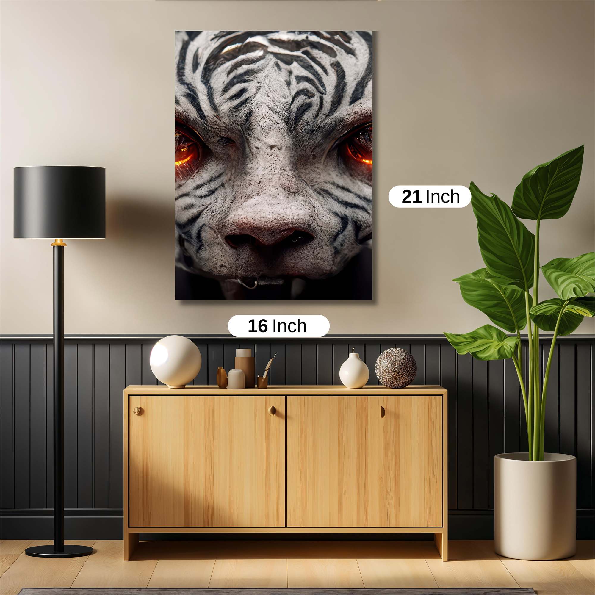 Tiger Glow Safe Wall Magnetic / M
