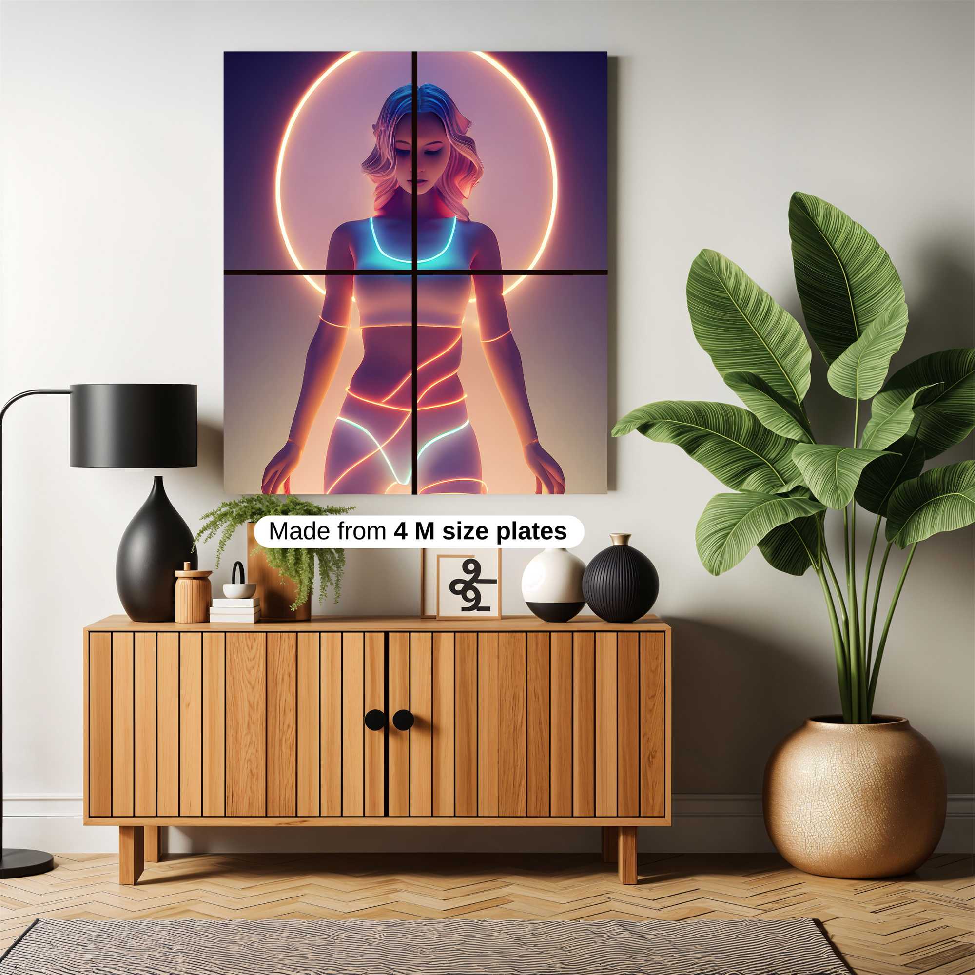 Neon Serenity Safe Wall Magnetic / M