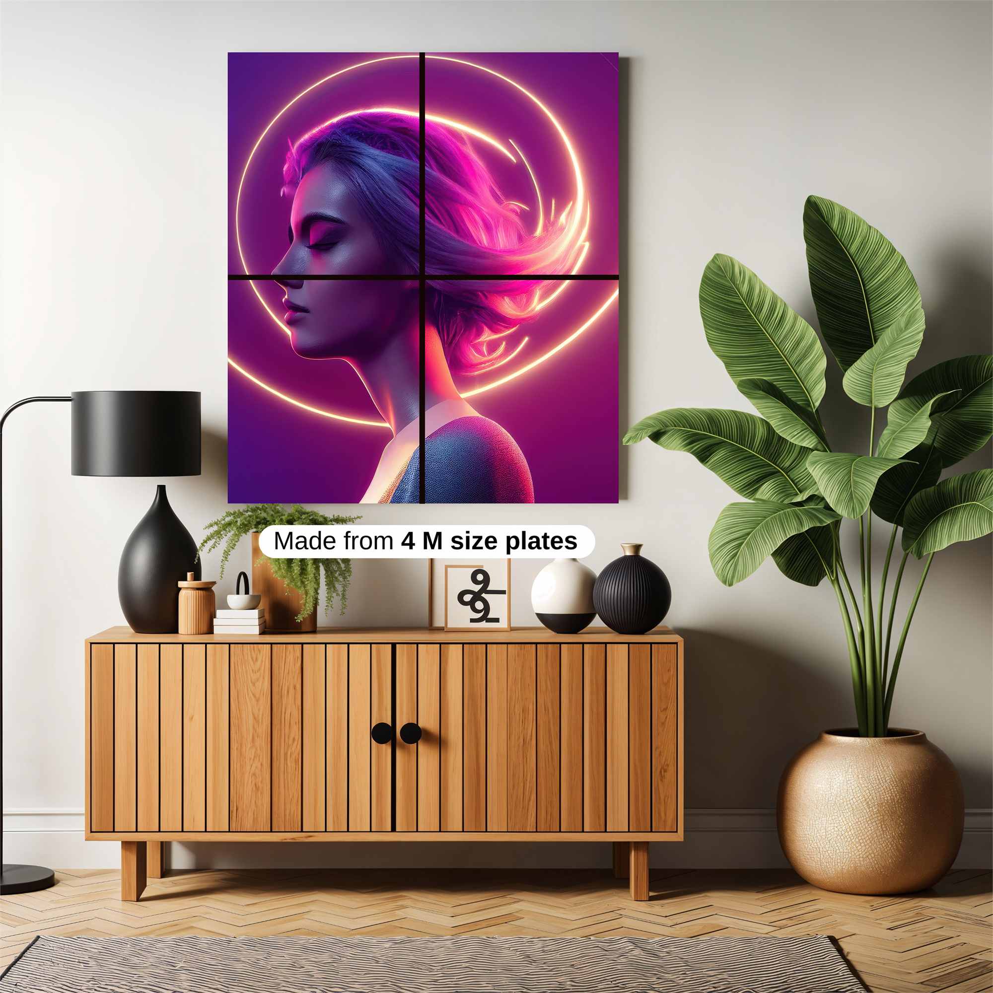 Neon Serenity Safe Wall Magnetic / M