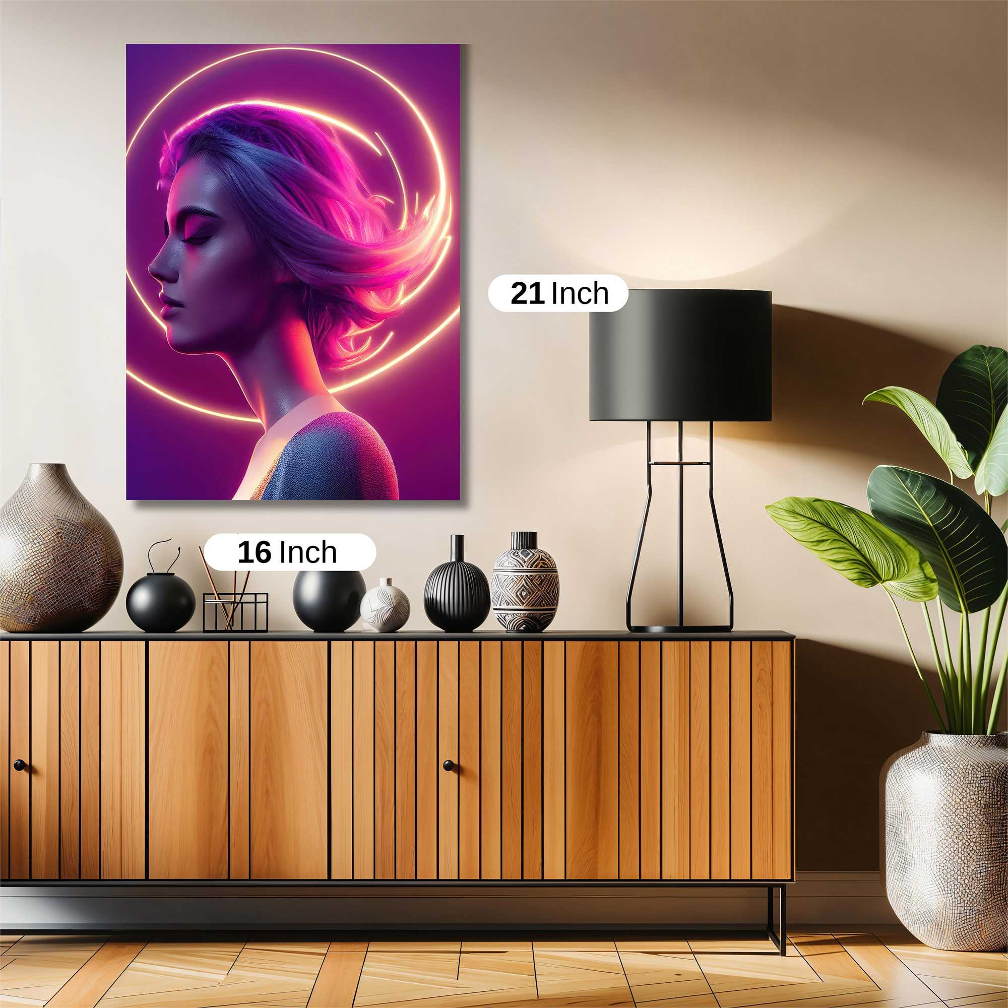 Neon Serenity Safe Wall Magnetic / M