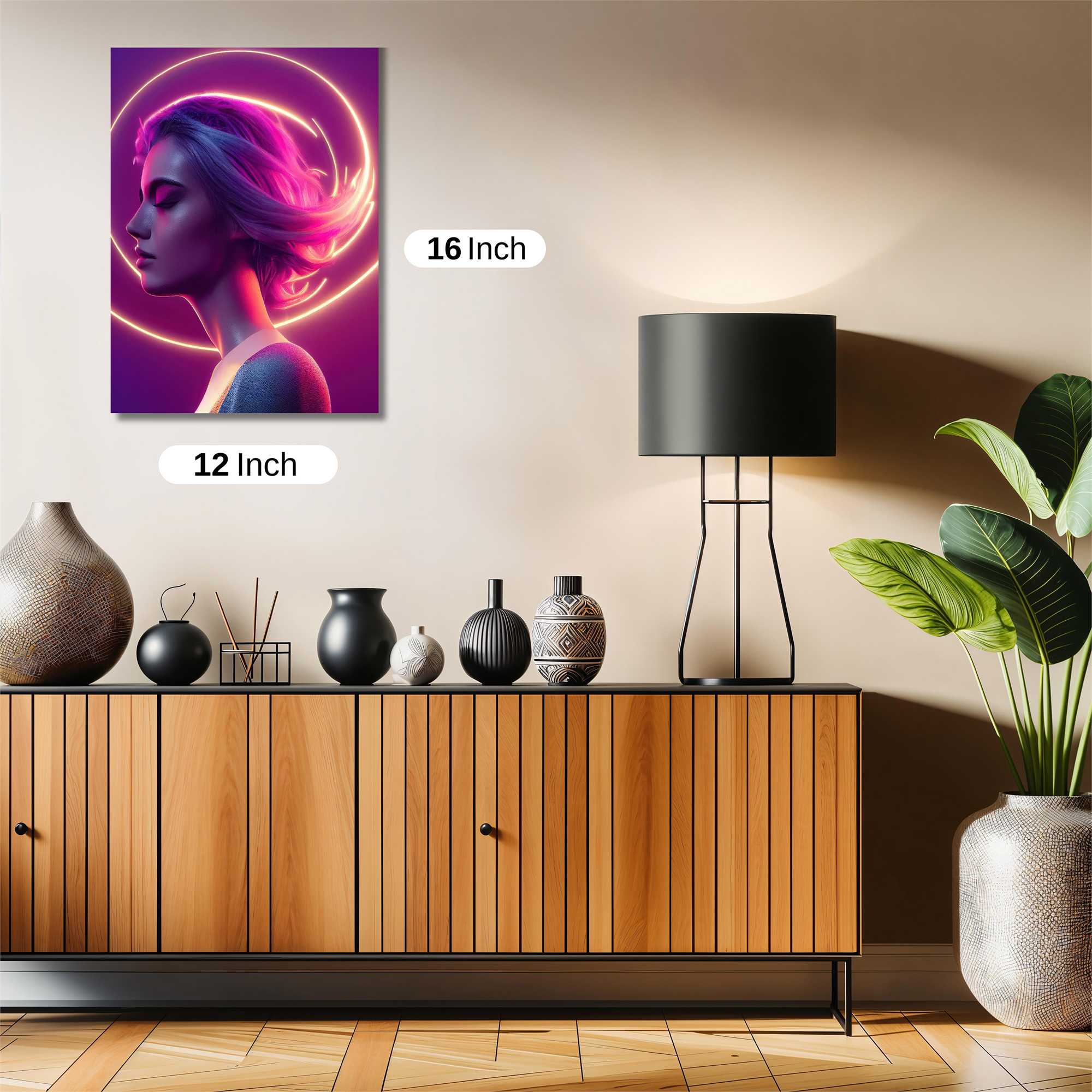 Neon Serenity Safe Wall Magnetic / M