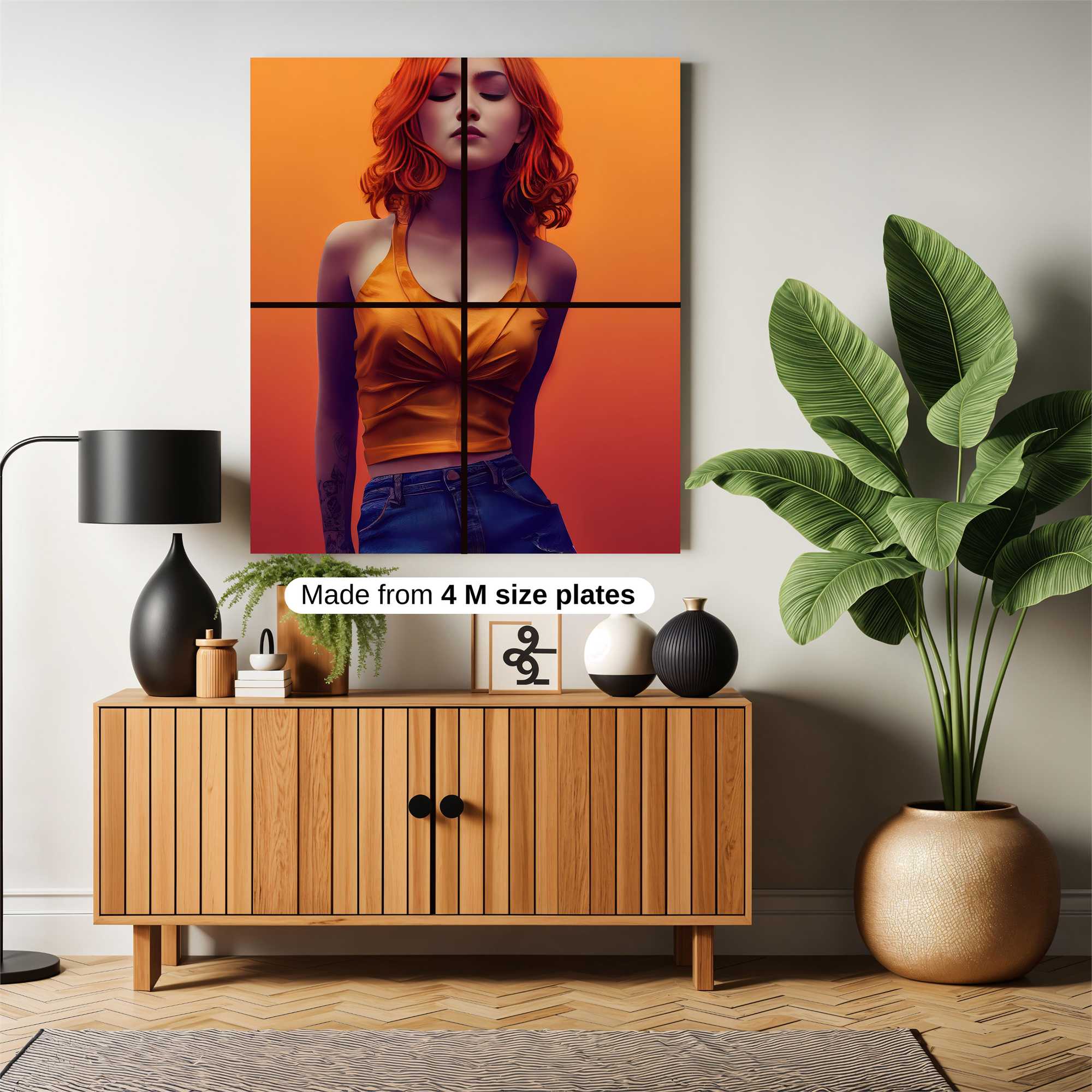 Fiery Serenity Safe Wall Magnetic / M