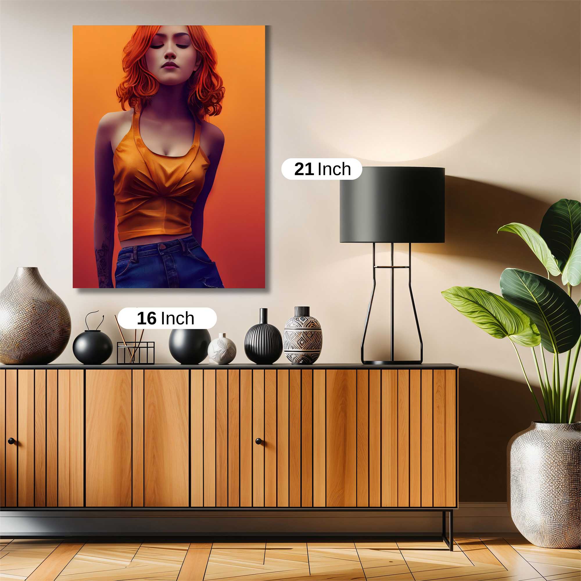 Fiery Serenity Safe Wall Magnetic / M