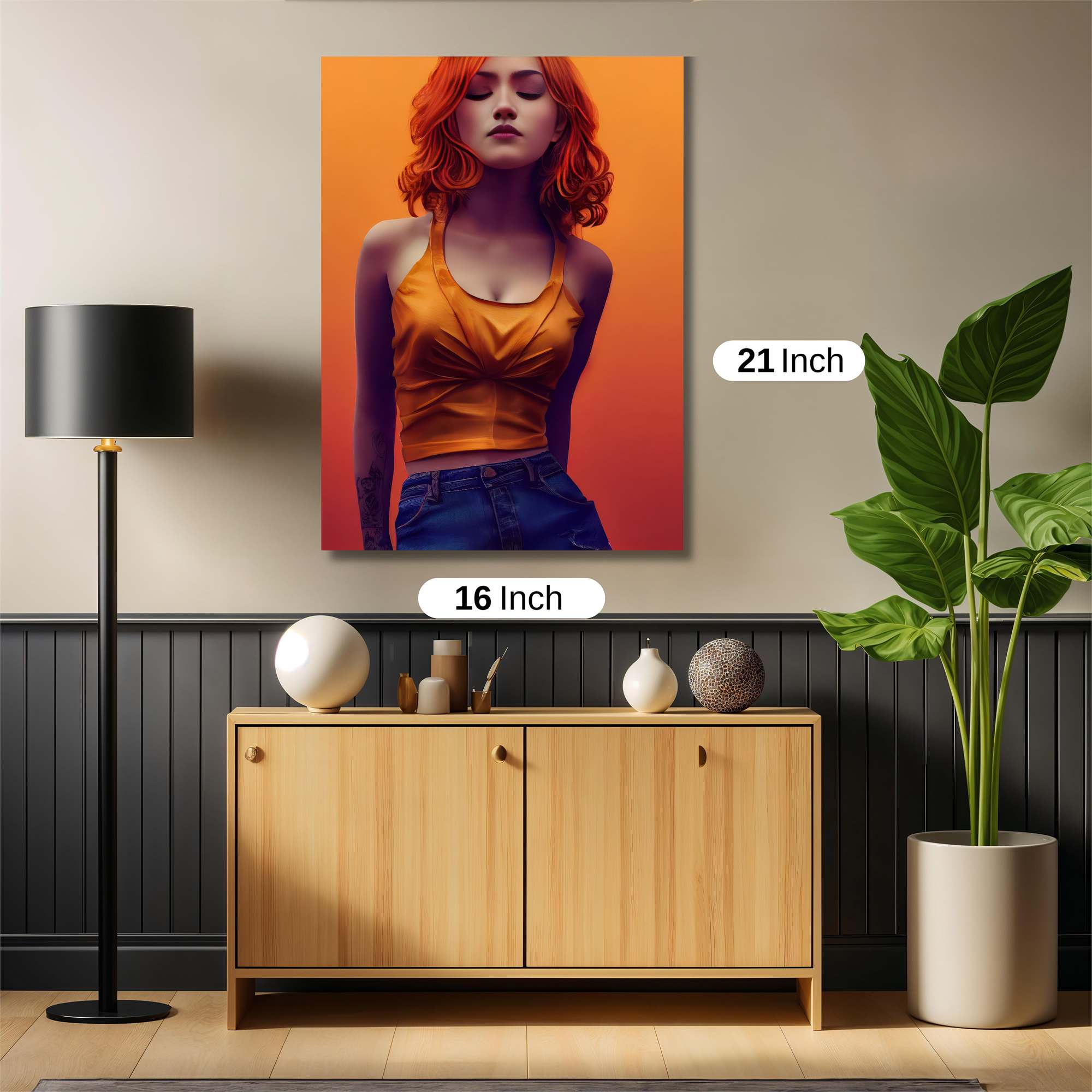 Fiery Serenity Safe Wall Magnetic / M