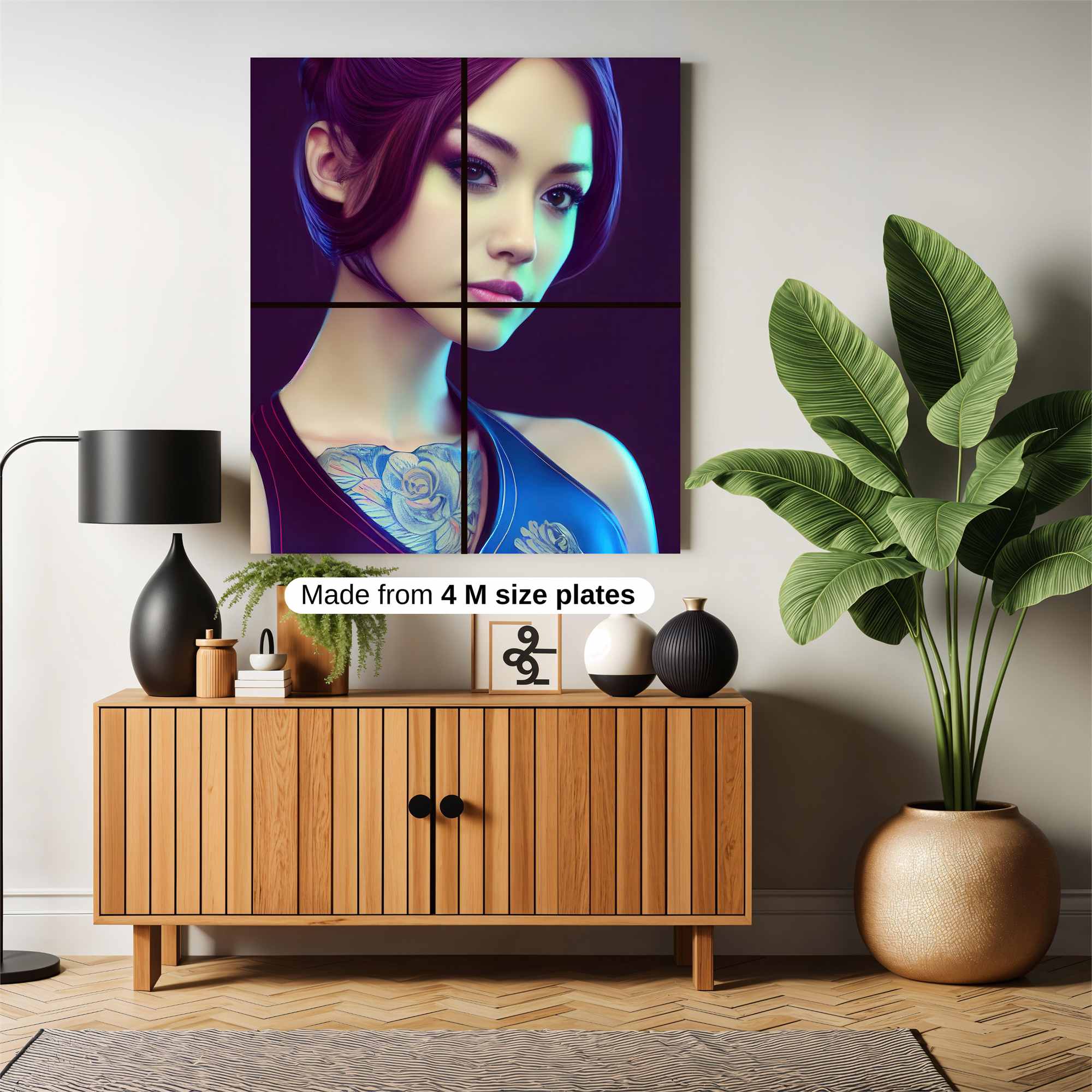 Violet Enigma Safe Wall Magnetic / M
