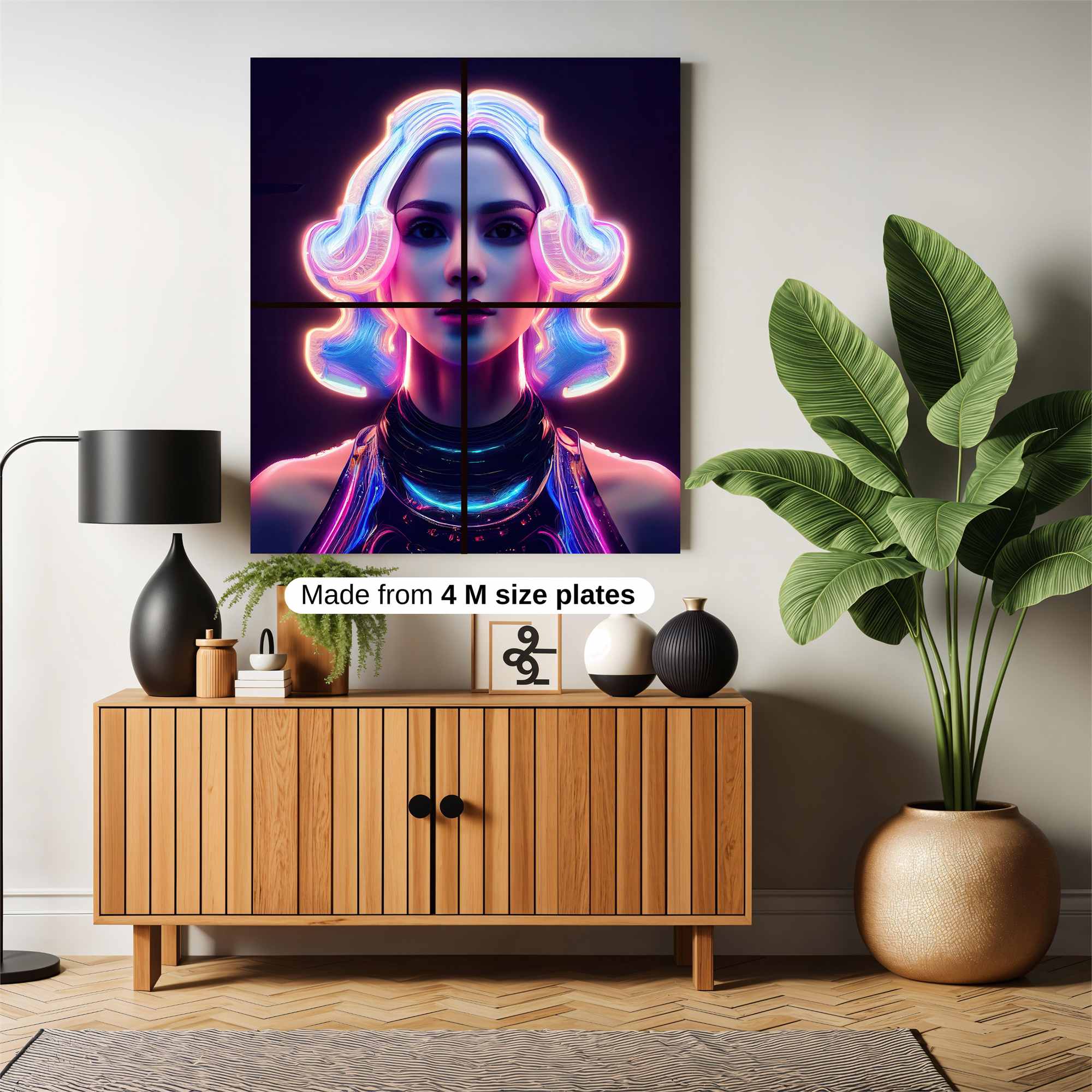 Neon Enigma Safe Wall Magnetic / M