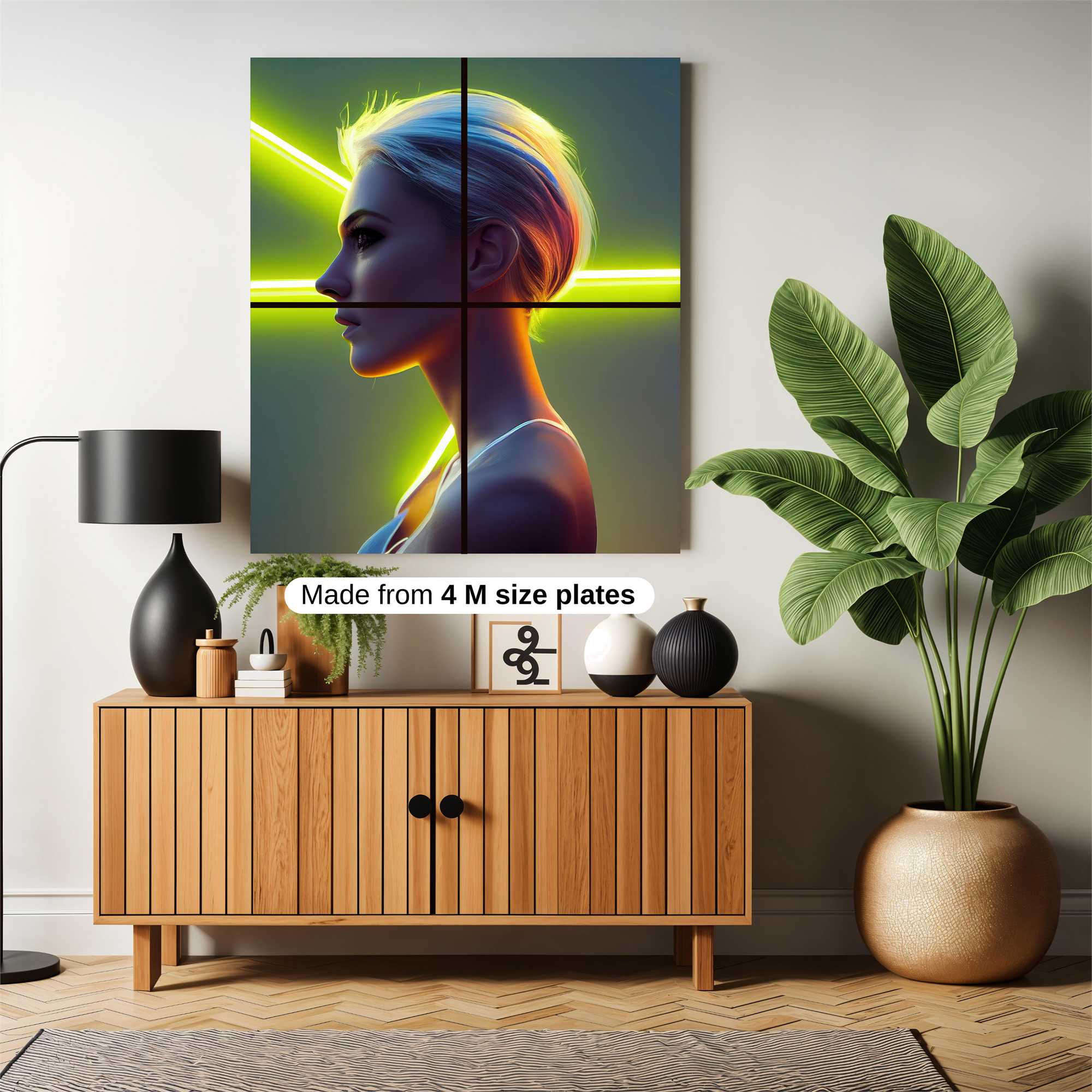 Neon Serenity Safe Wall Magnetic / M