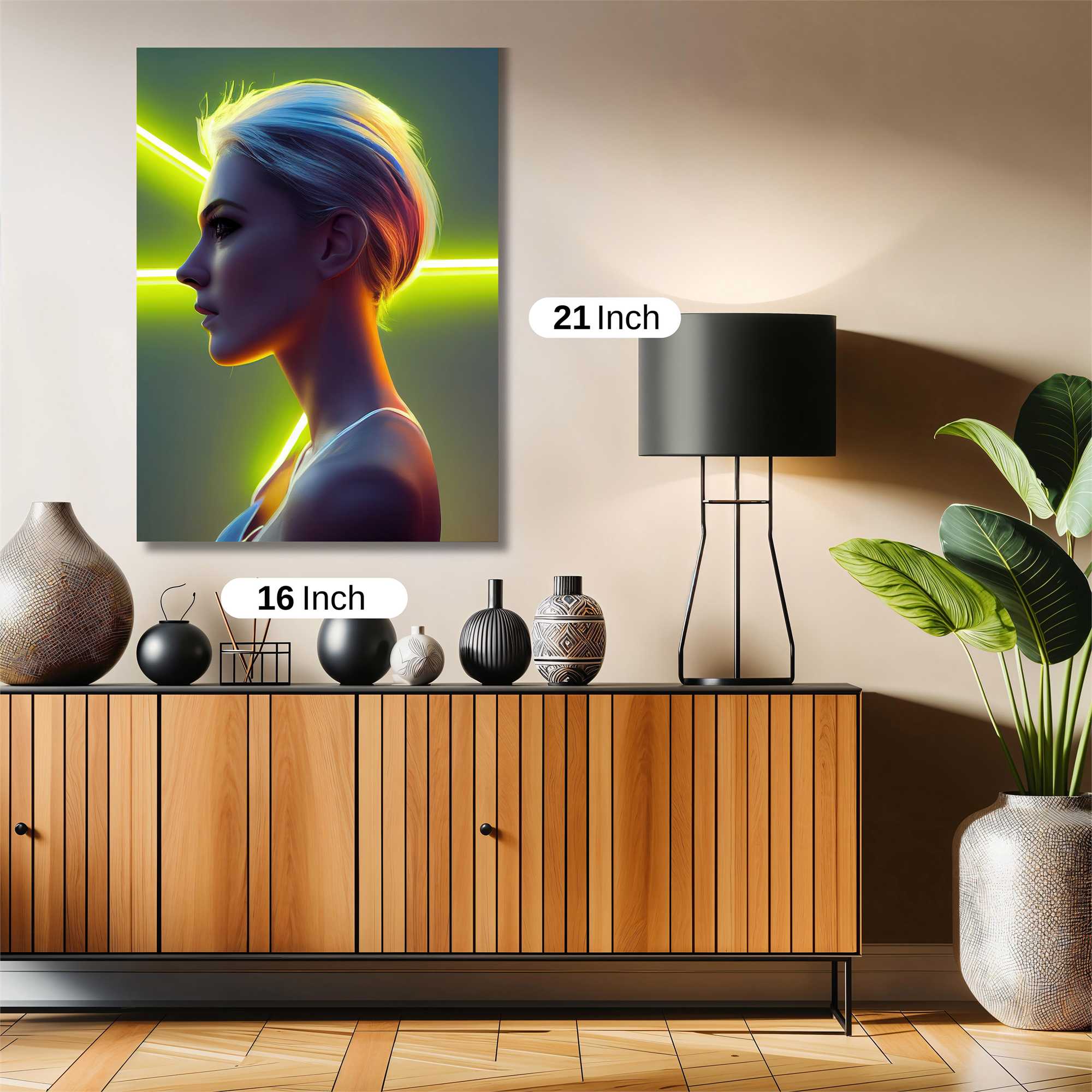 Neon Serenity Safe Wall Magnetic / M