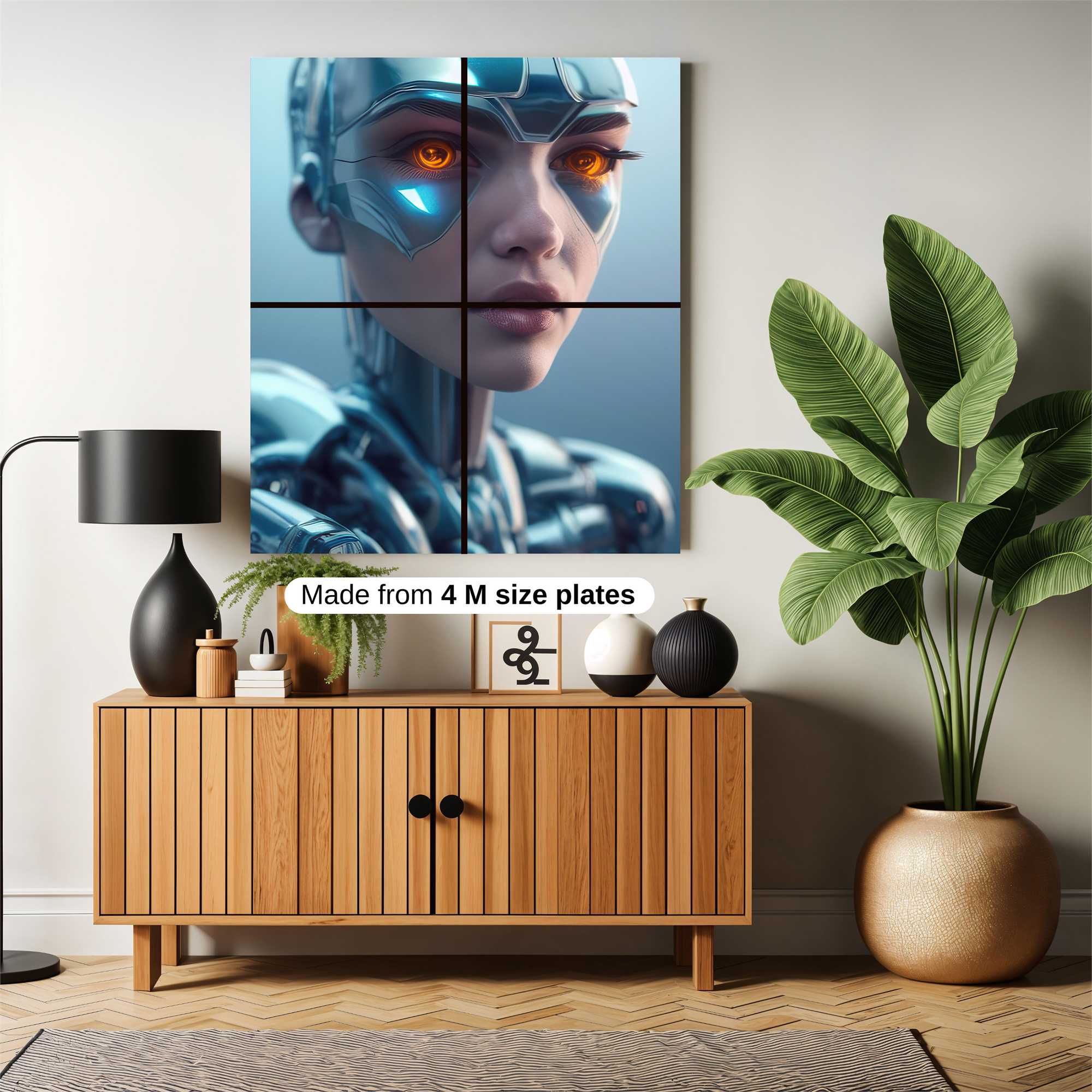 Robot Enigma Safe Wall Magnetic / M