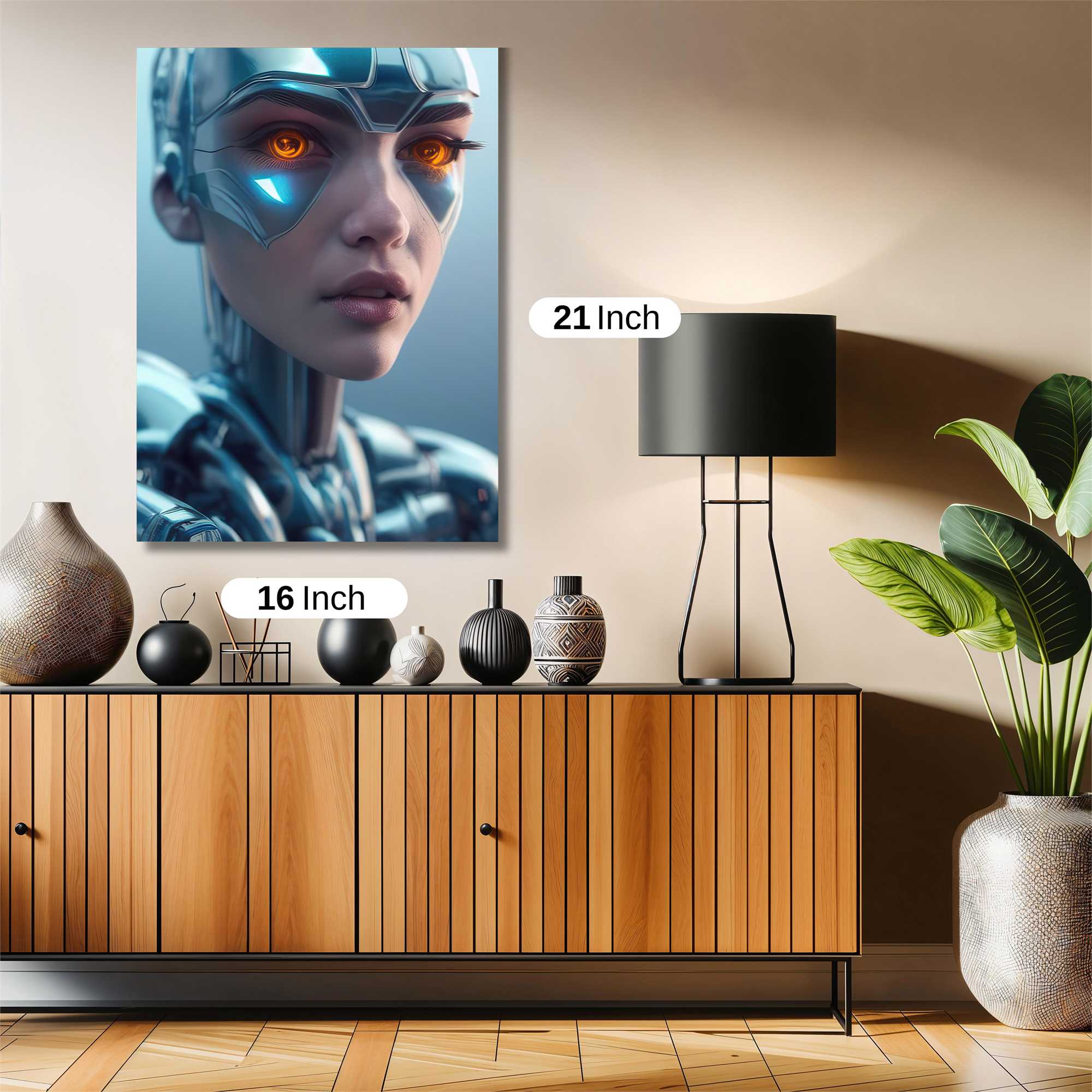 Robot Enigma Safe Wall Magnetic / M